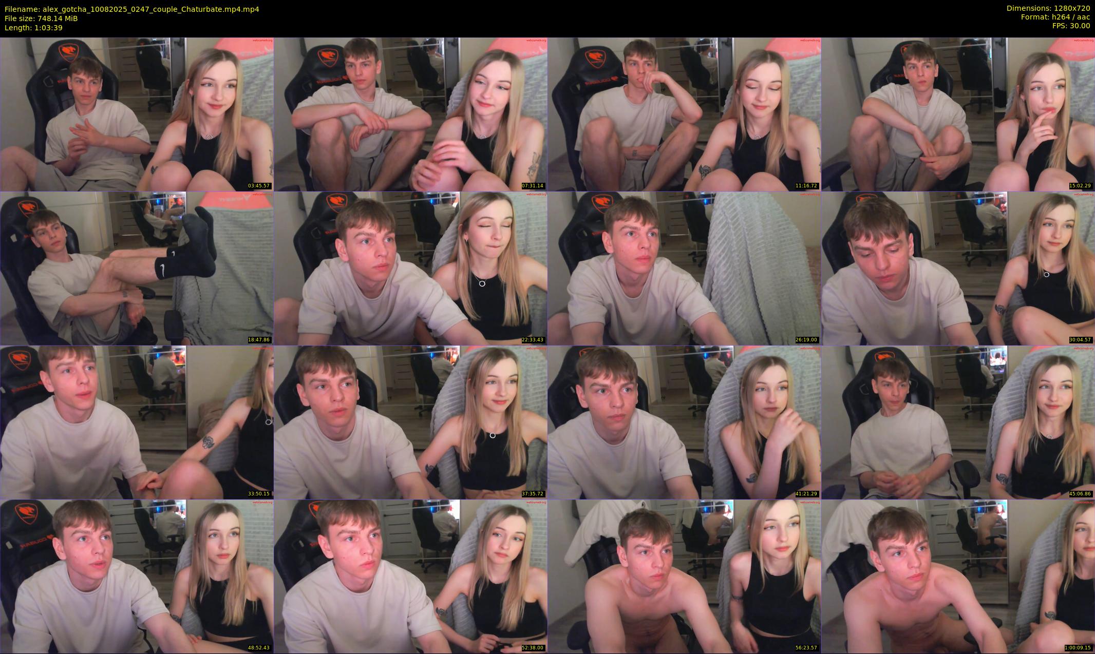 alex_gotcha — 64 minute Chaturbate male cam show recording, 720p, Aug 10, 2025