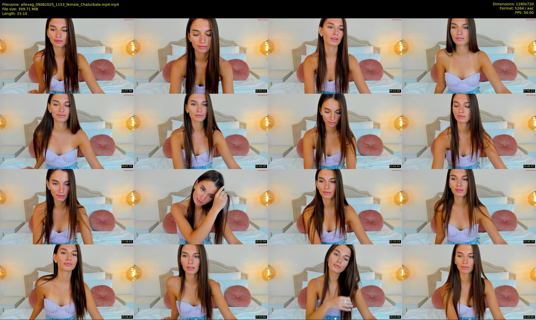 allexag — 34 minute Chaturbate female cam show recording, 720p, Aug 9, 2025