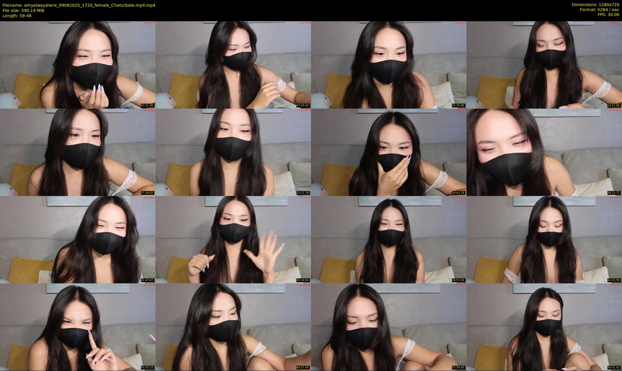 amyalwayshere — 60 minute Chaturbate female cam show recording, 720p, Aug 9, 2025