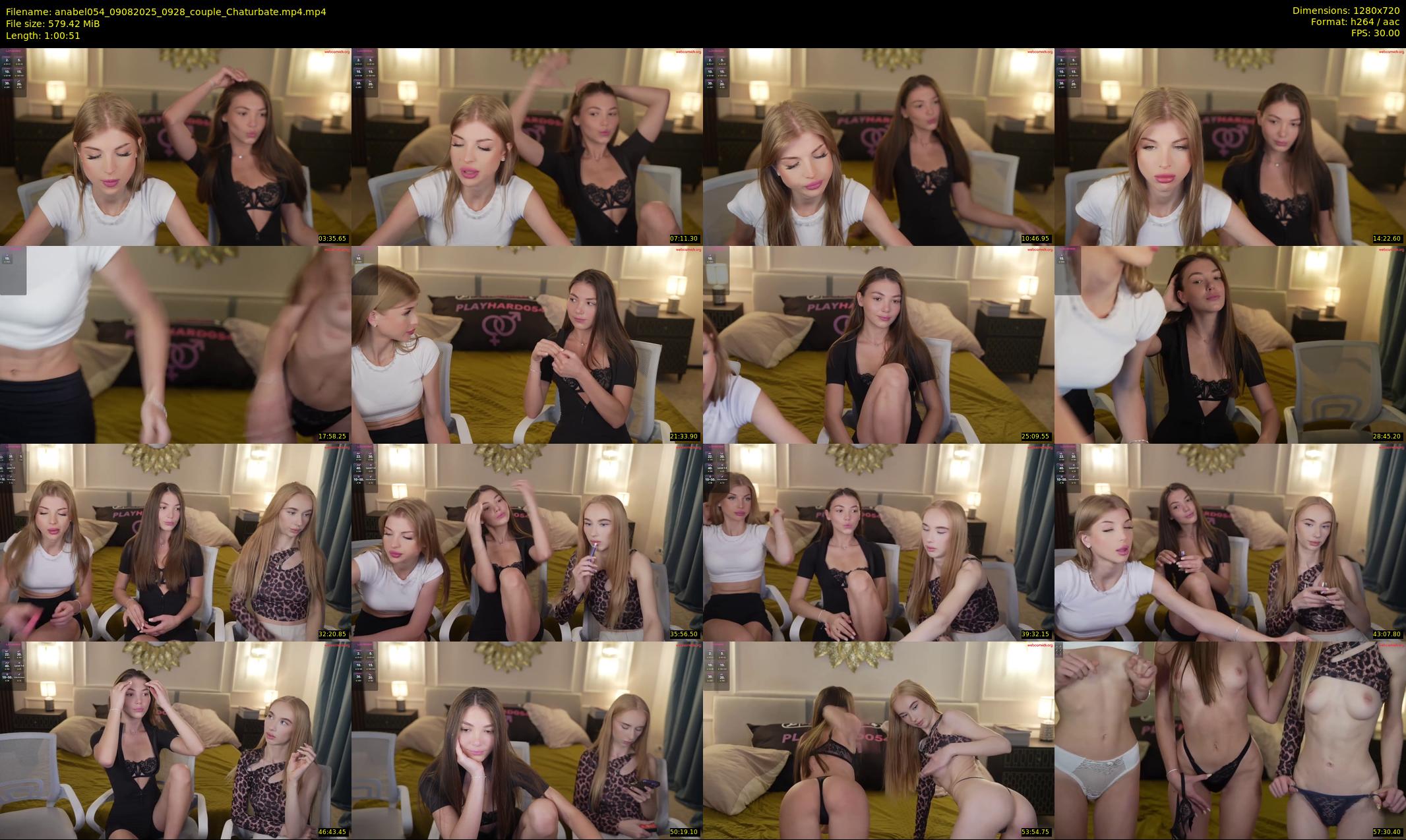 anabel054 — 61 minute Chaturbate female cam show recording, 720p, Aug 9, 2025