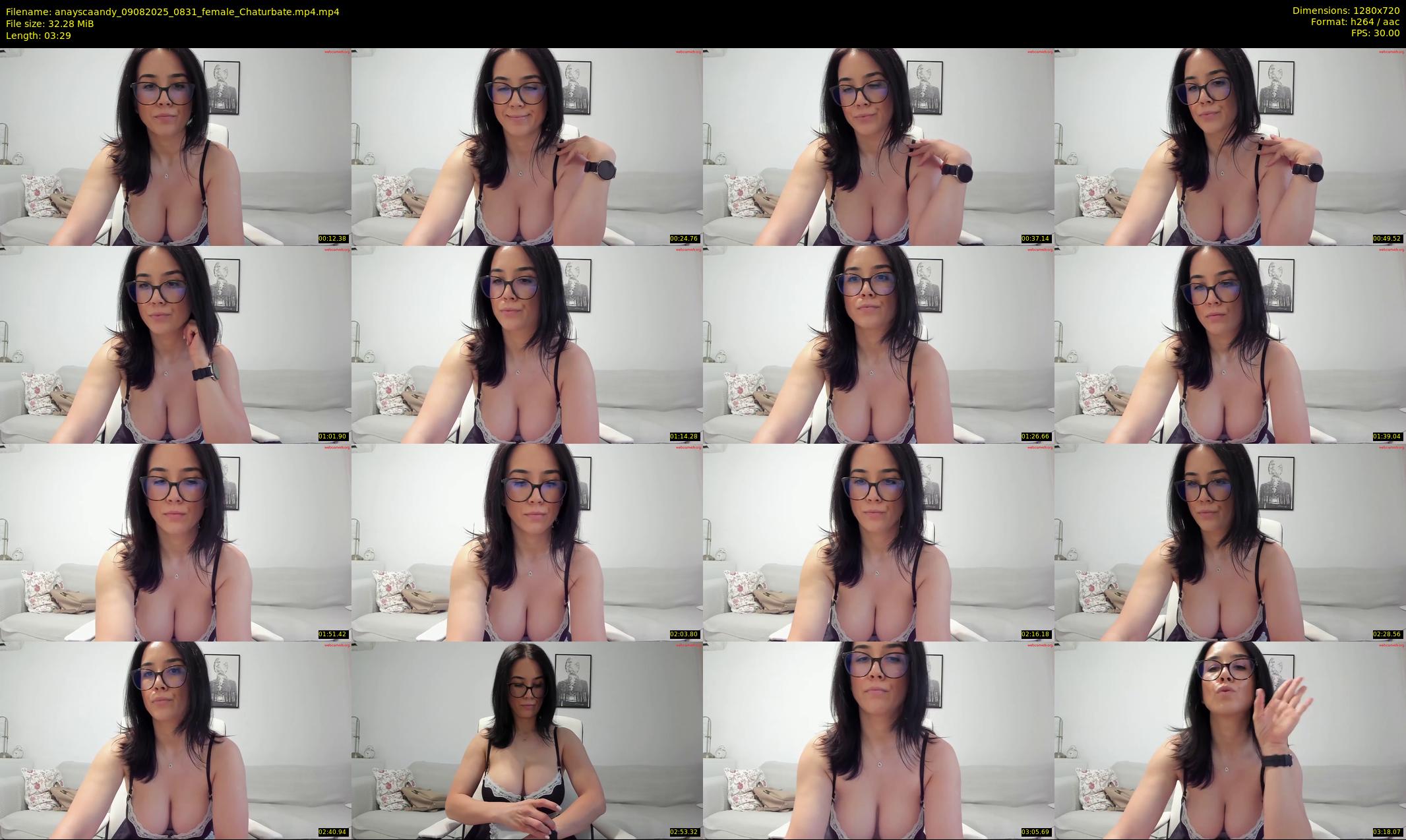 anayscaandy — 4 minute Chaturbate female cam show recording, 720p, Aug 9, 2025