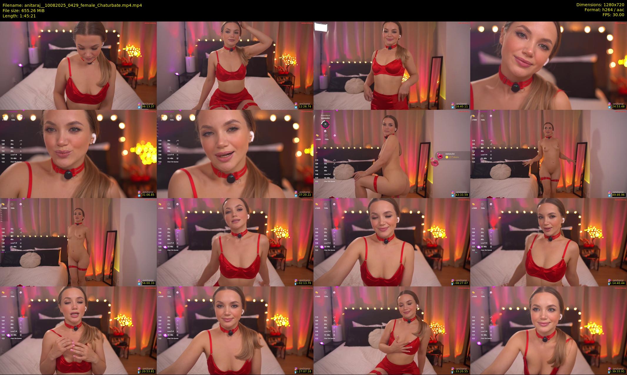 anitaraj_ — 106 minute Chaturbate female cam show recording, 720p, Aug 10, 2025