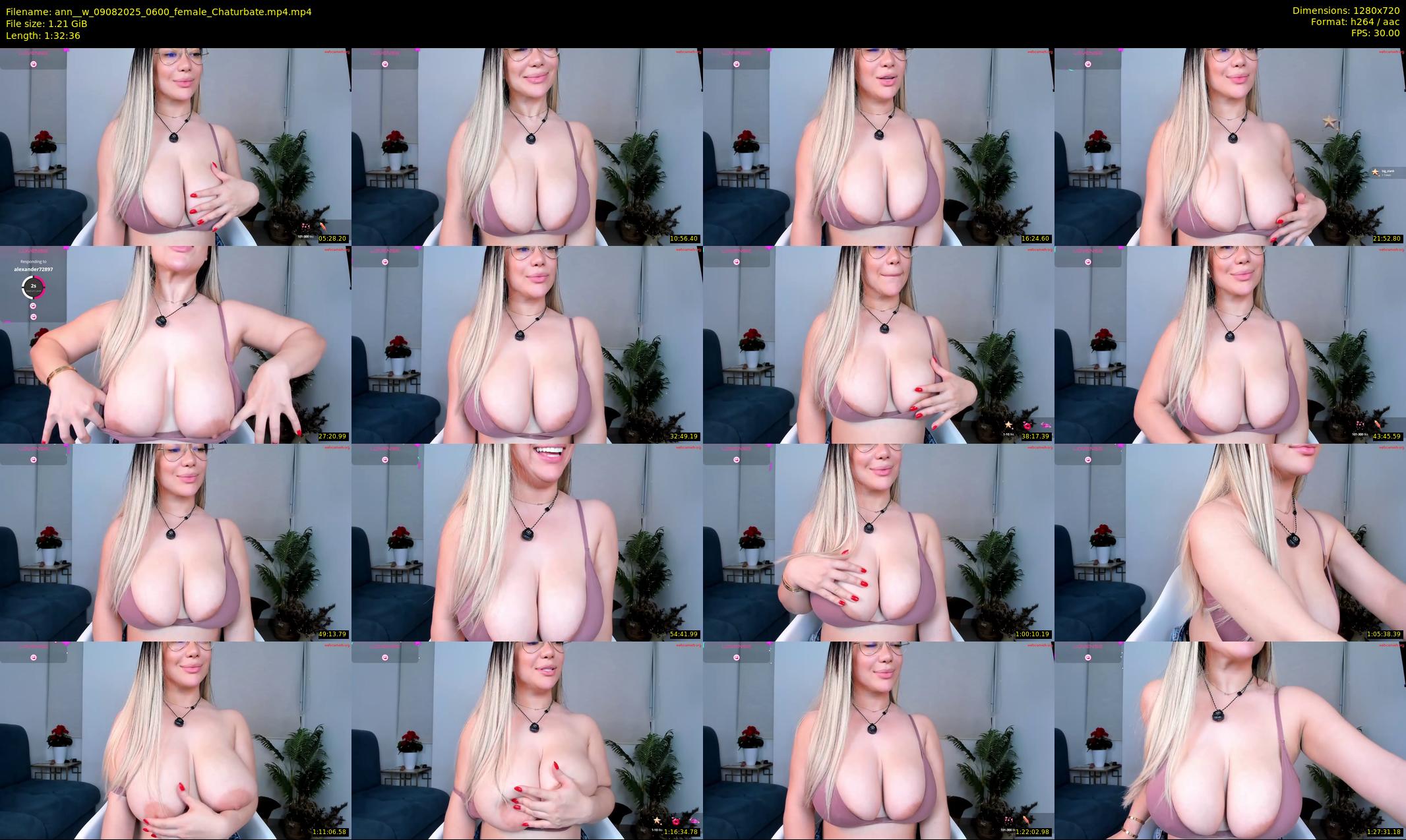 ann__w — 93 minute Chaturbate female cam show recording, 720p, Aug 9, 2025