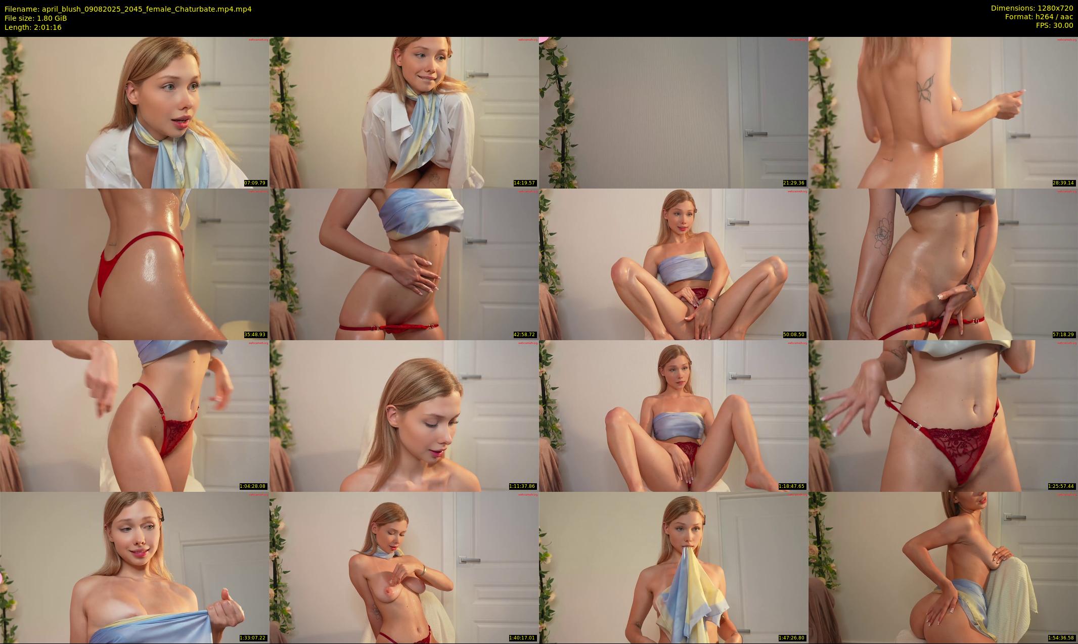 april_blush — 122 minute Chaturbate female cam show recording, 720p, Aug 9, 2025