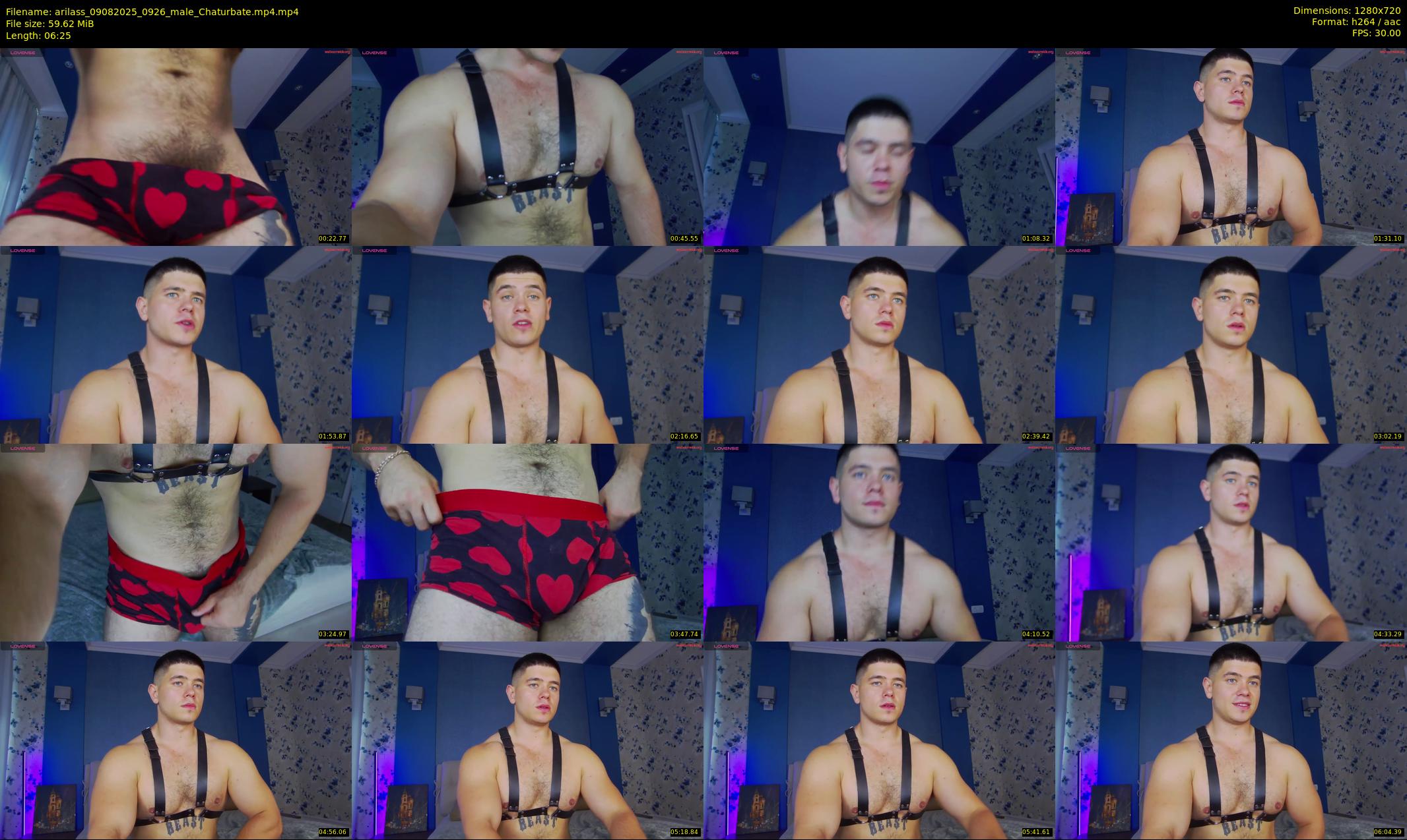 arilass — 7 minute Chaturbate male cam show recording, 720p, Aug 9, 2025