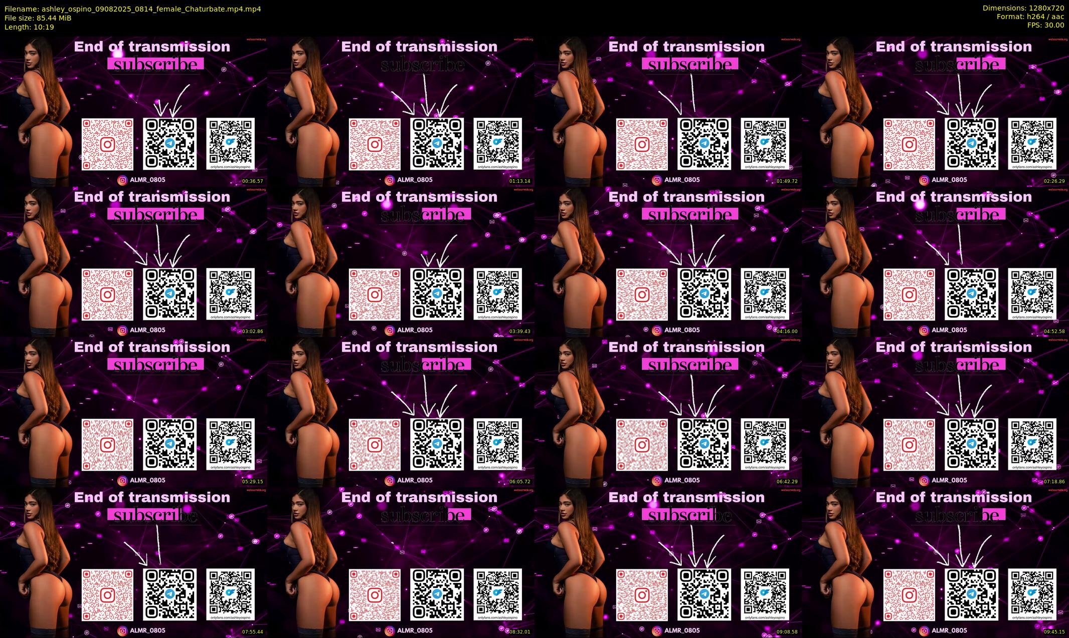 ashley_ospino — 11 minute Chaturbate couple cam show recording, 720p, Aug 9, 2025