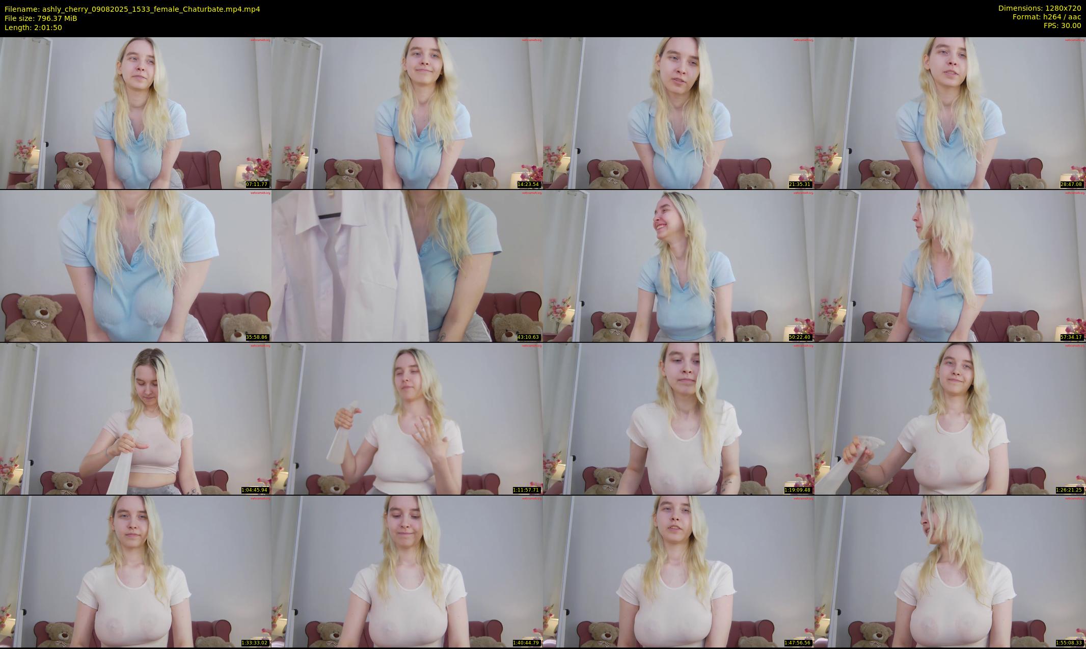 ashly_cherry — 122 minute Chaturbate female cam show recording, 720p, Aug 9, 2025