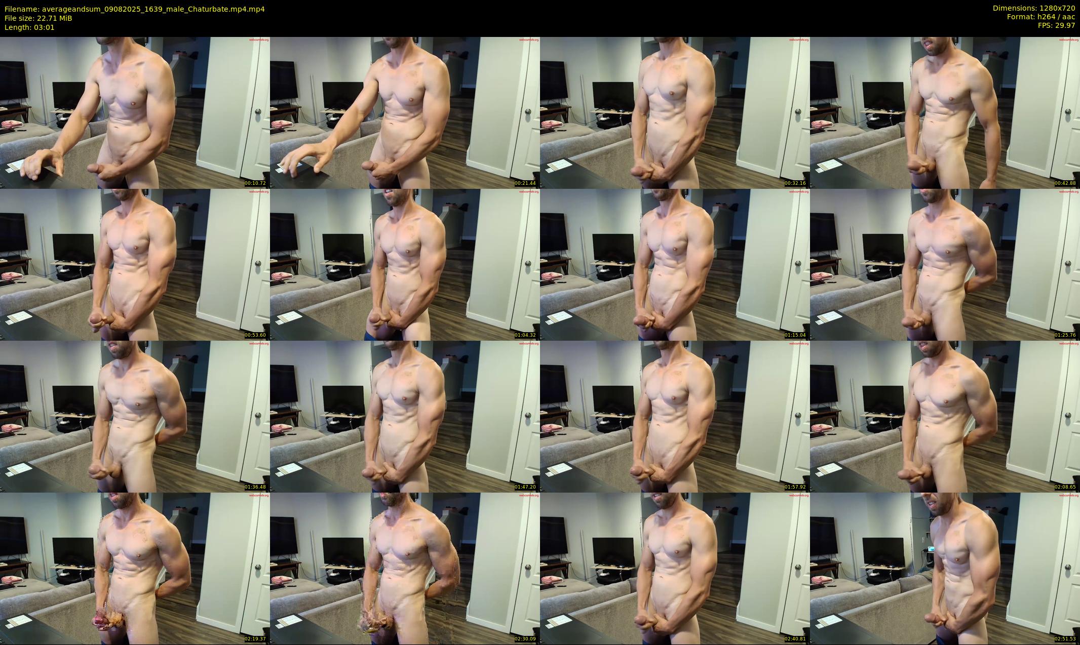 averageandsum — 4 minute Chaturbate male cam show recording, 720p, Aug 9, 2025