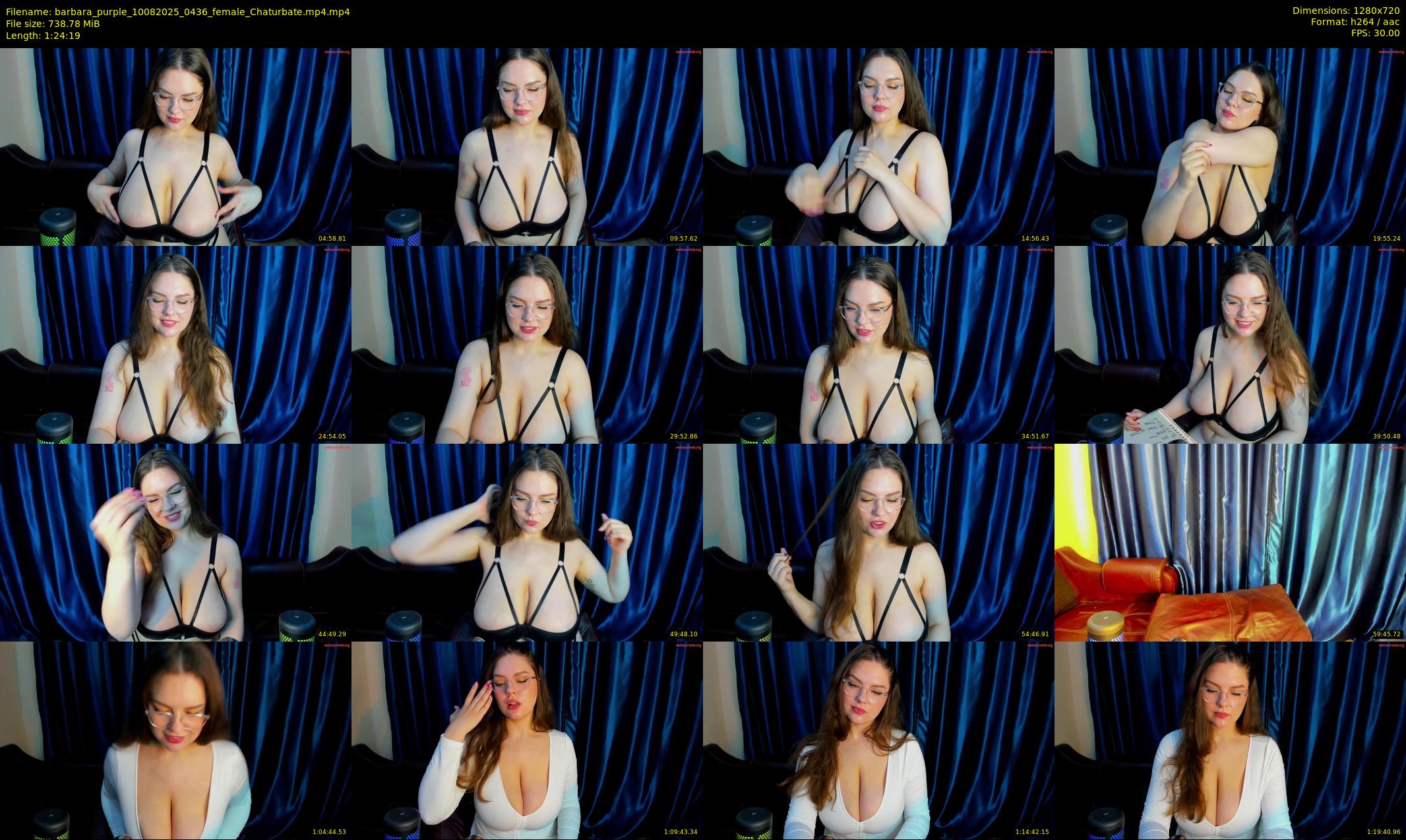 barbara_purple — 85 minute Chaturbate female cam show recording, 720p, Aug 10, 2025