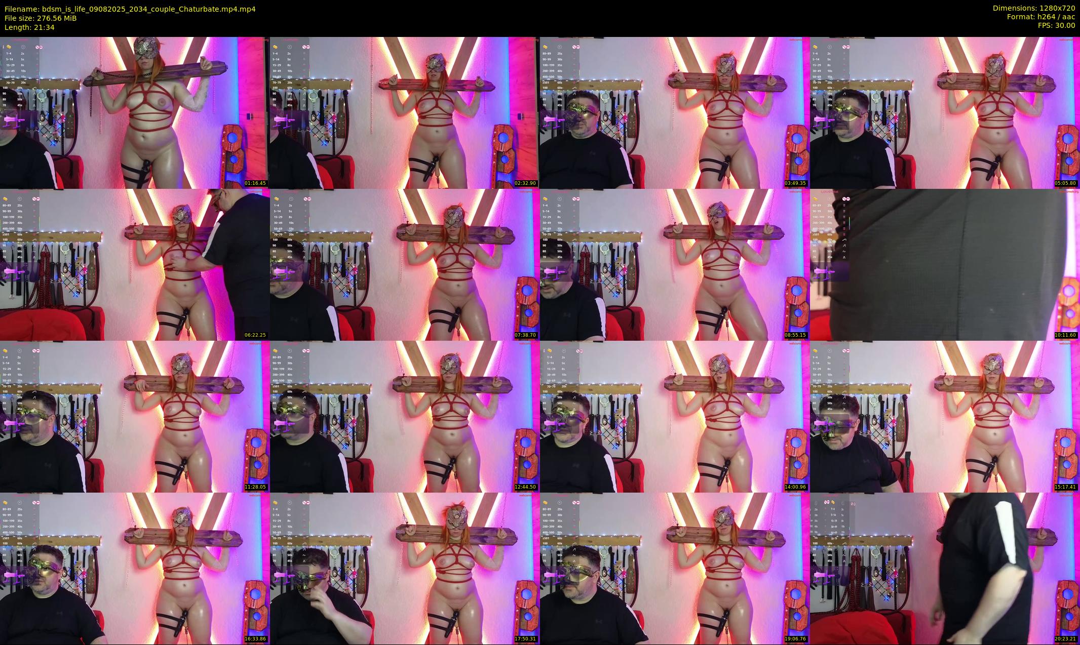 bdsm_is_life — 22 minute Chaturbate couple cam show recording, 720p, Aug 9, 2025
