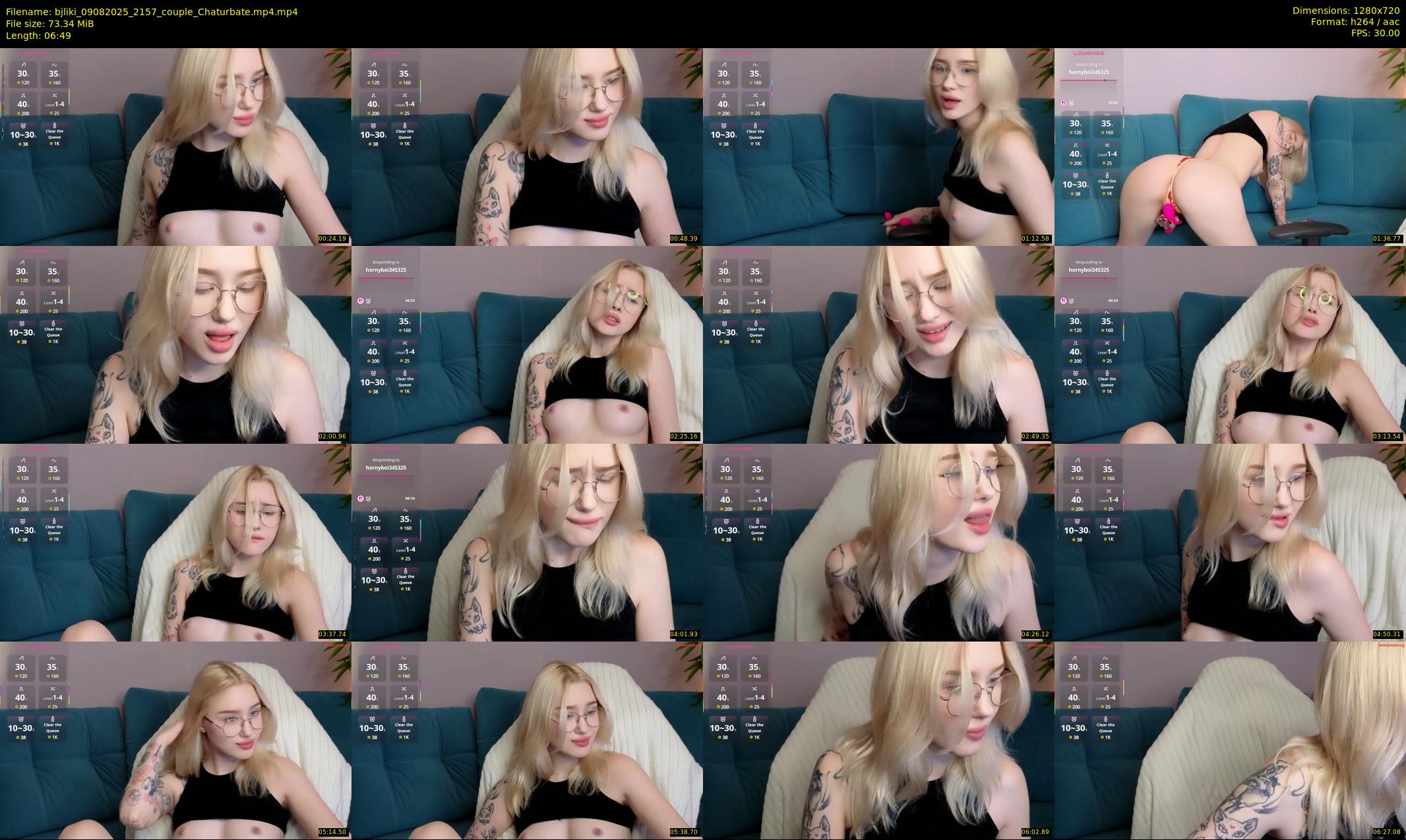 bjliki — 7 minute Chaturbate couple cam show recording, 720p, Aug 9, 2025