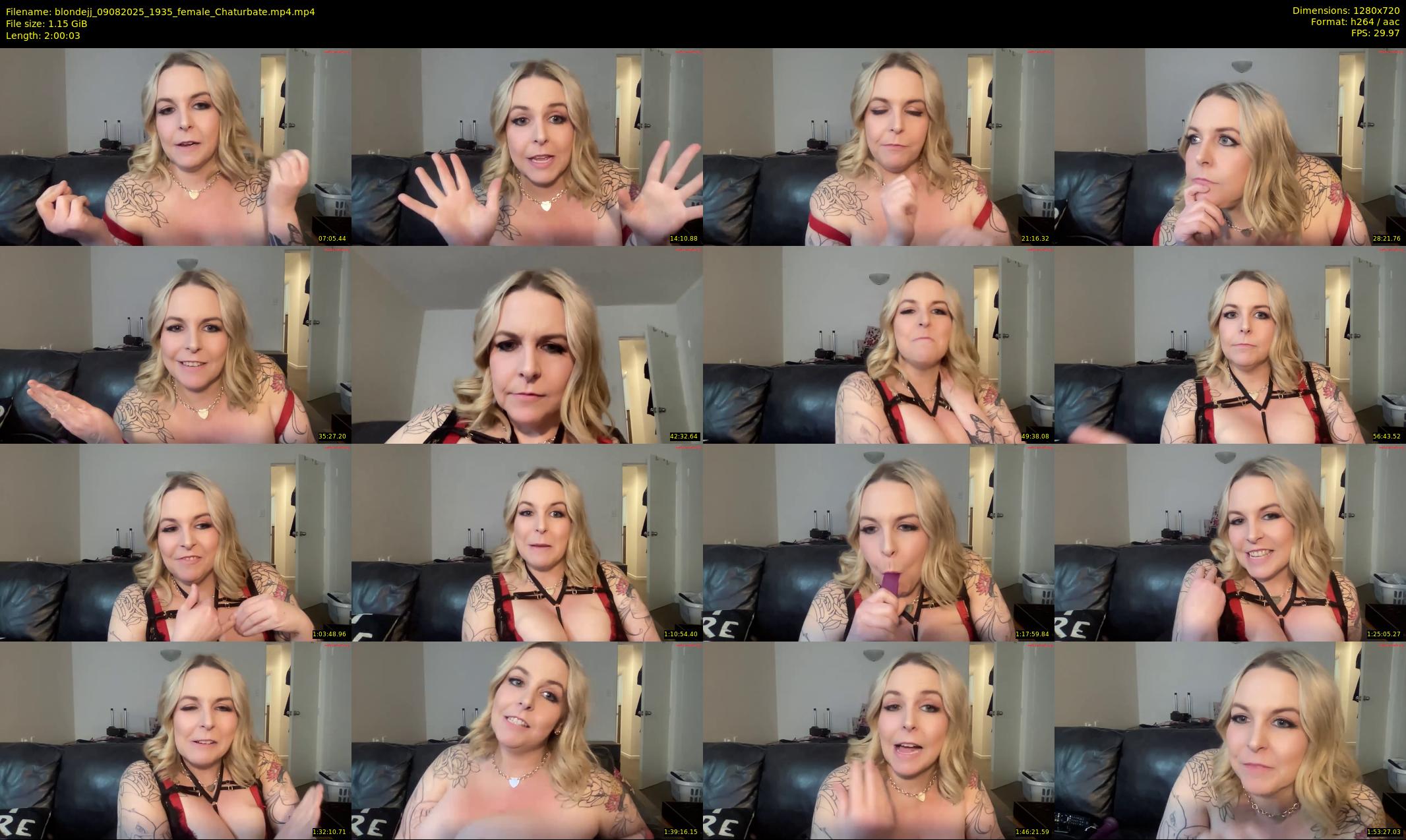 blondejj — 121 minute Chaturbate female cam show recording, 720p, Aug 9, 2025