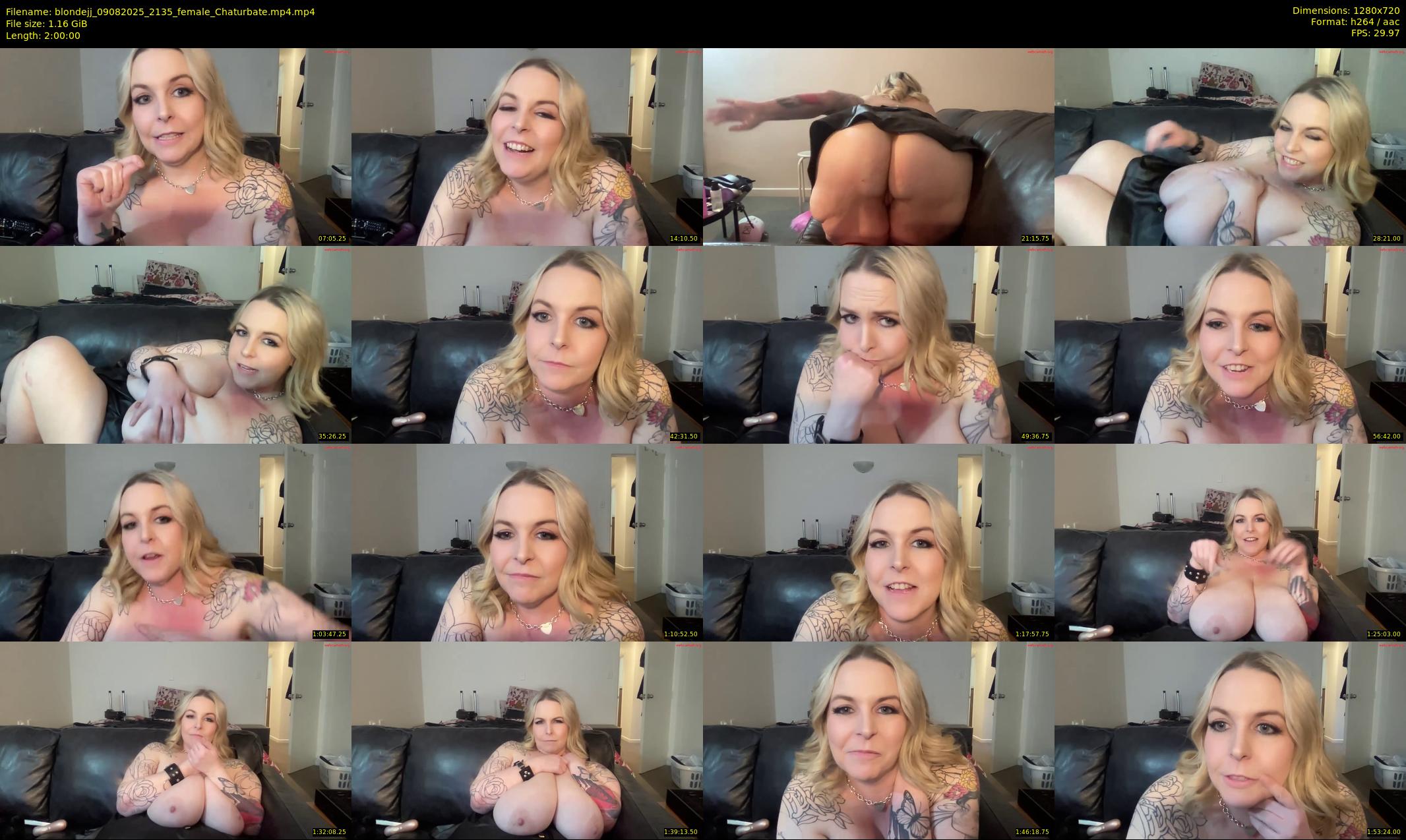 blondejj — 120 minute Chaturbate female cam show recording, 720p, Aug 9, 2025