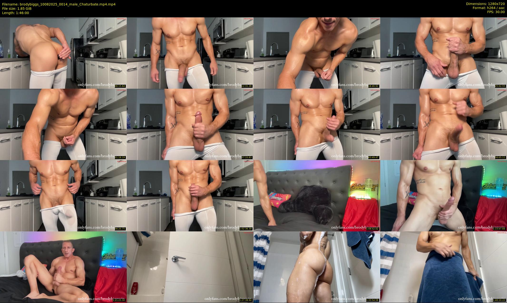 brodybiggs — 106 minute Chaturbate male cam show recording, 720p, Aug 10, 2025