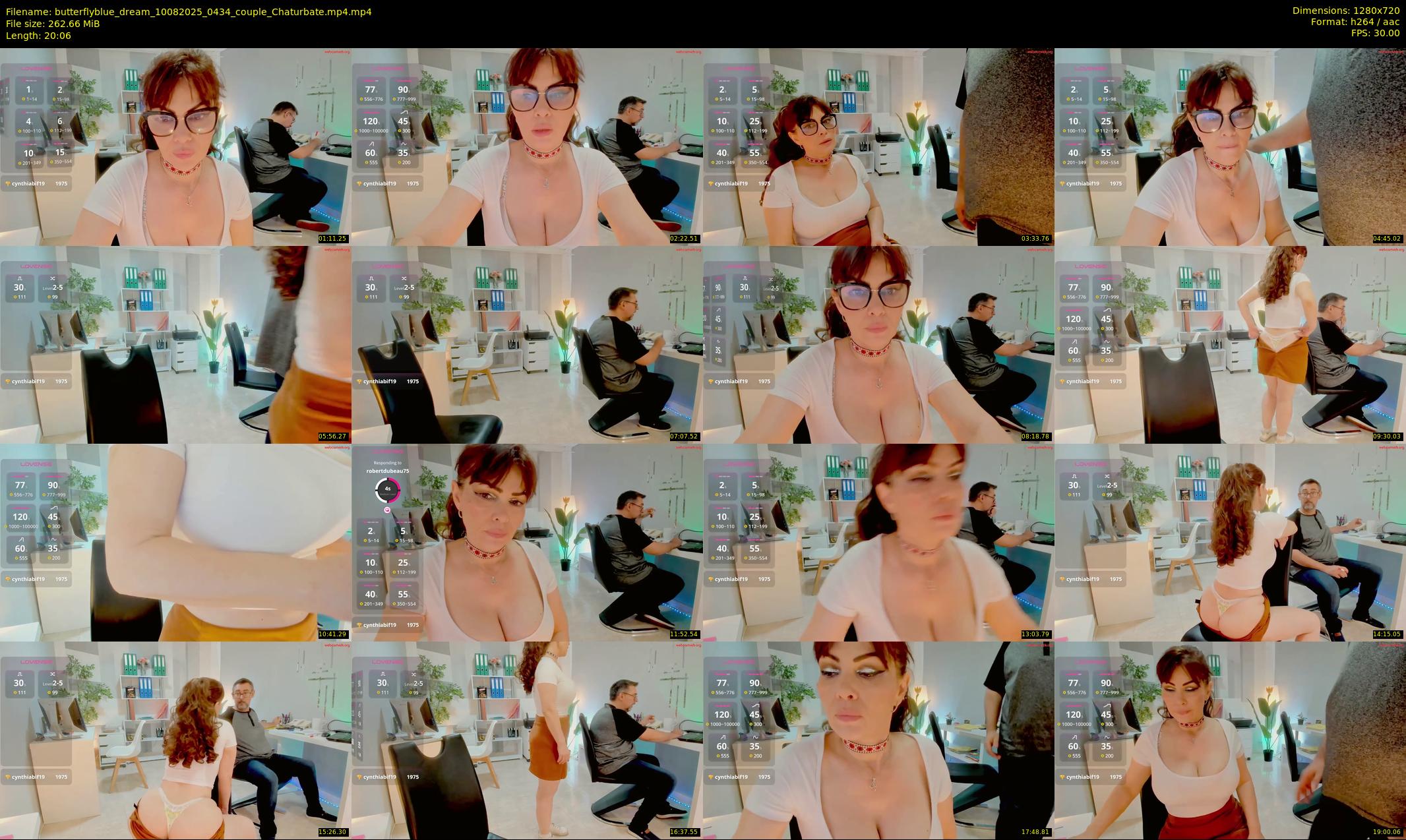 butterflyblue_dream — 21 minute Chaturbate couple cam show recording, 720p, Aug 10, 2025