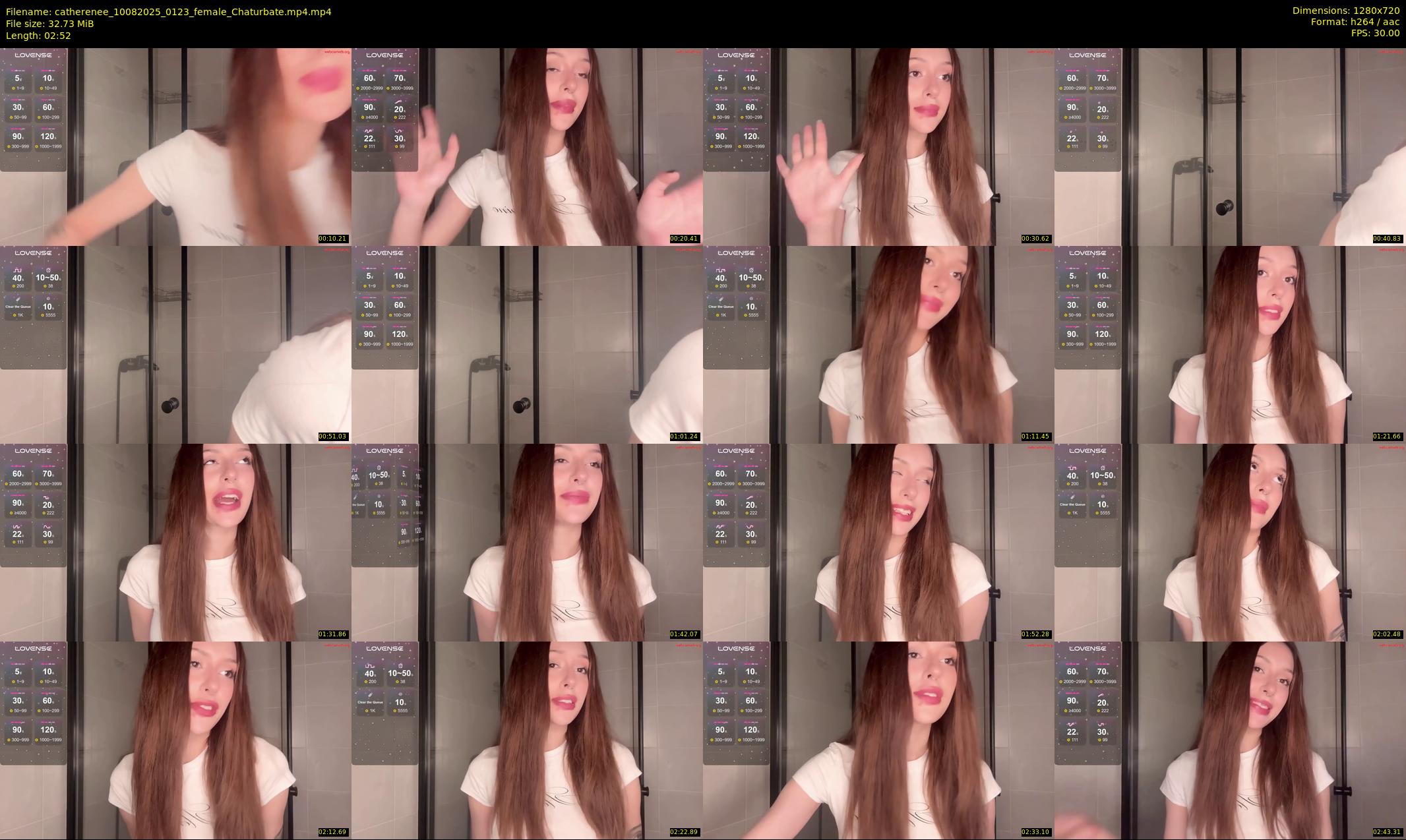 catherenee — 3 minute Chaturbate female cam show recording, 720p, Aug 10, 2025