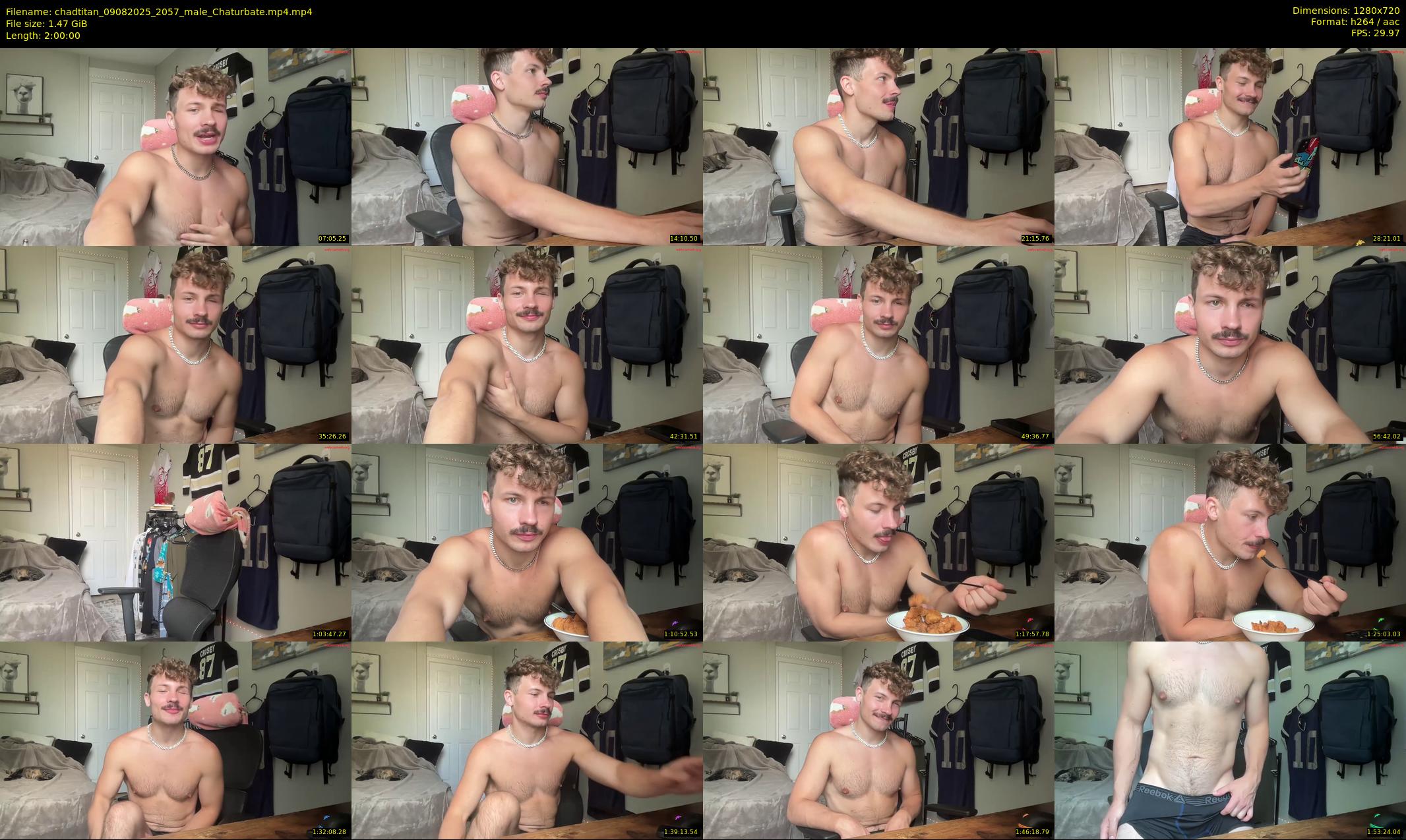 chadtitan — 120 minute Chaturbate male cam show recording, 720p, Aug 9, 2025