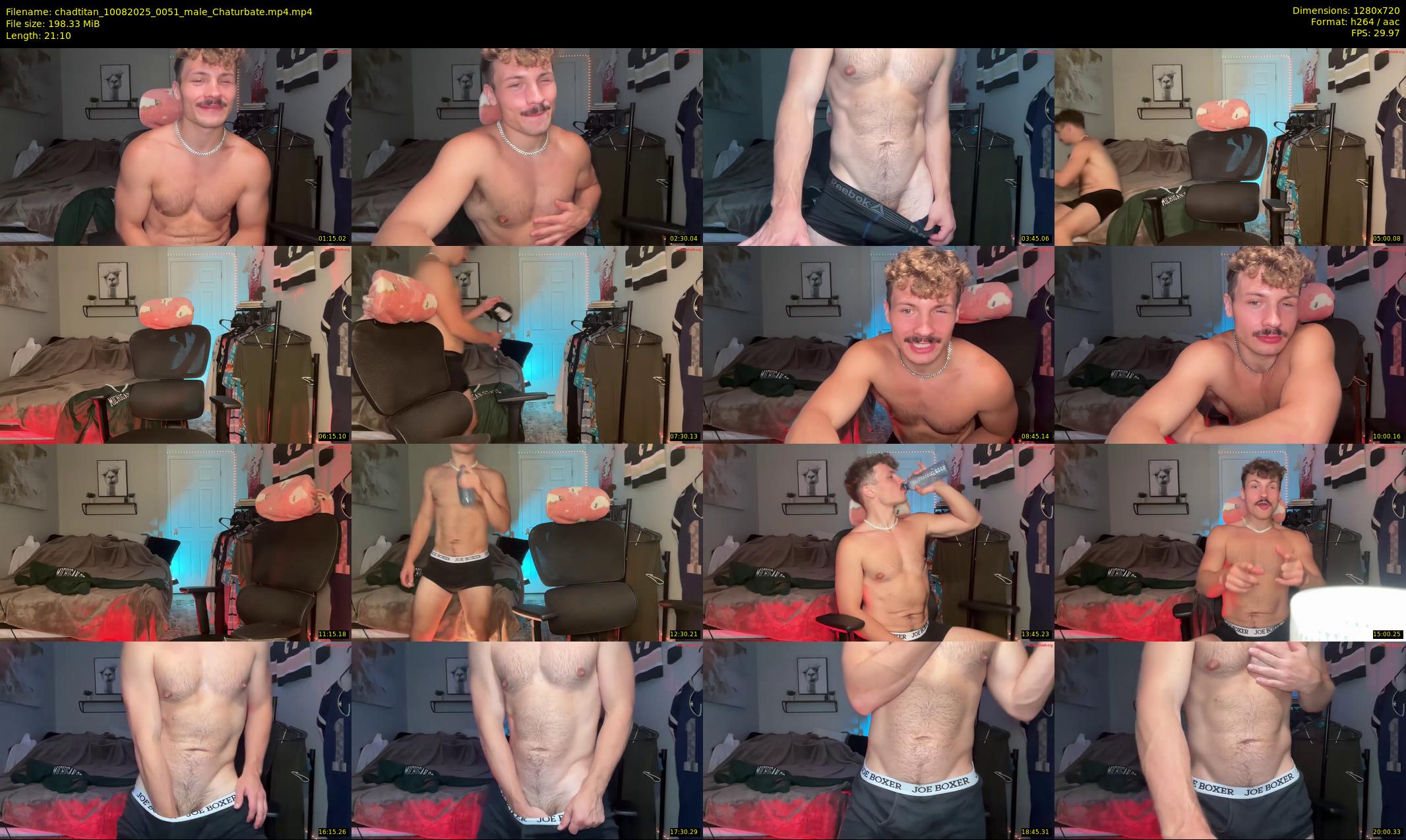 chadtitan — 22 minute Chaturbate male cam show recording, 720p, Aug 10, 2025