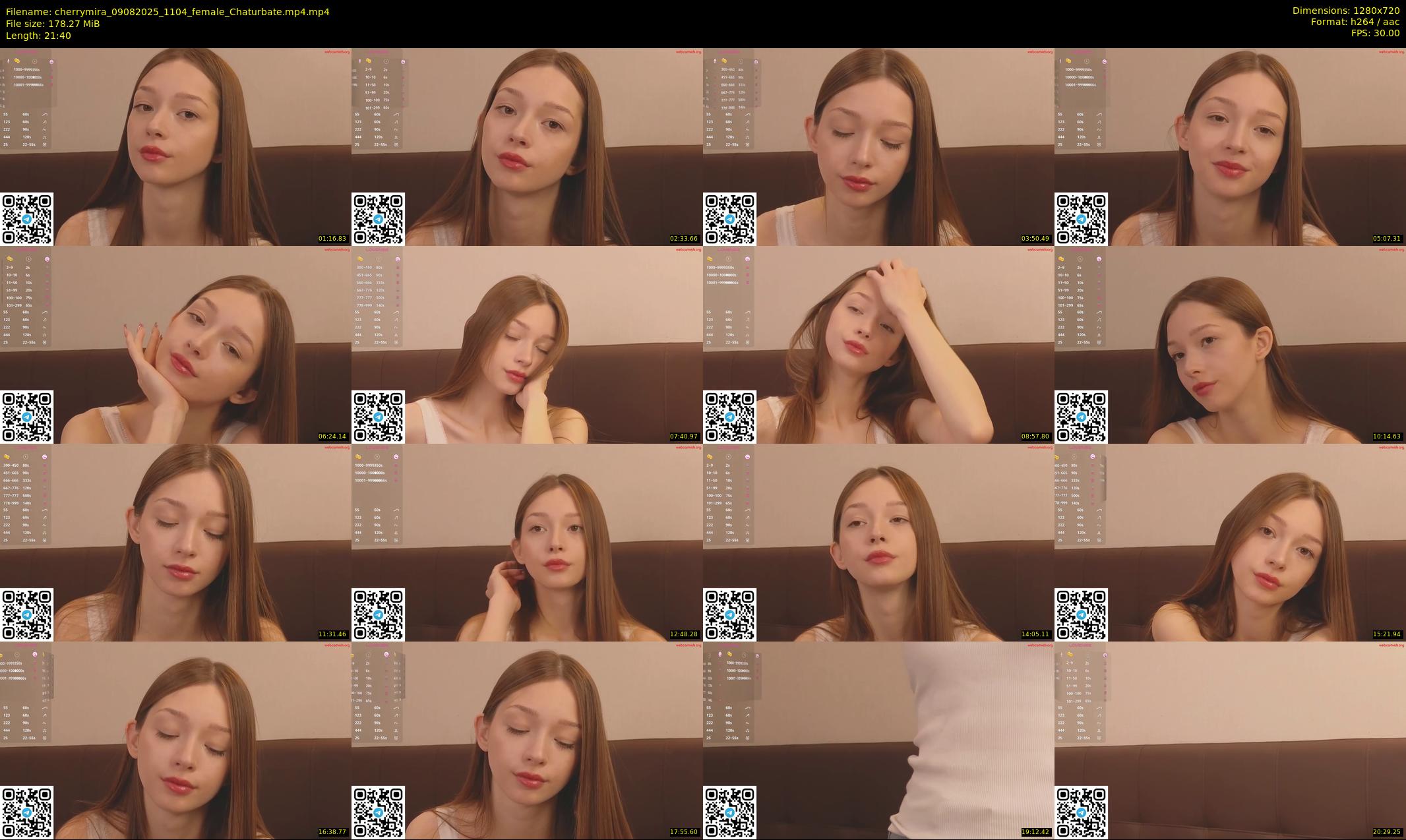 cherrymira — 22 minute Chaturbate female cam show recording, 720p, Aug 9, 2025