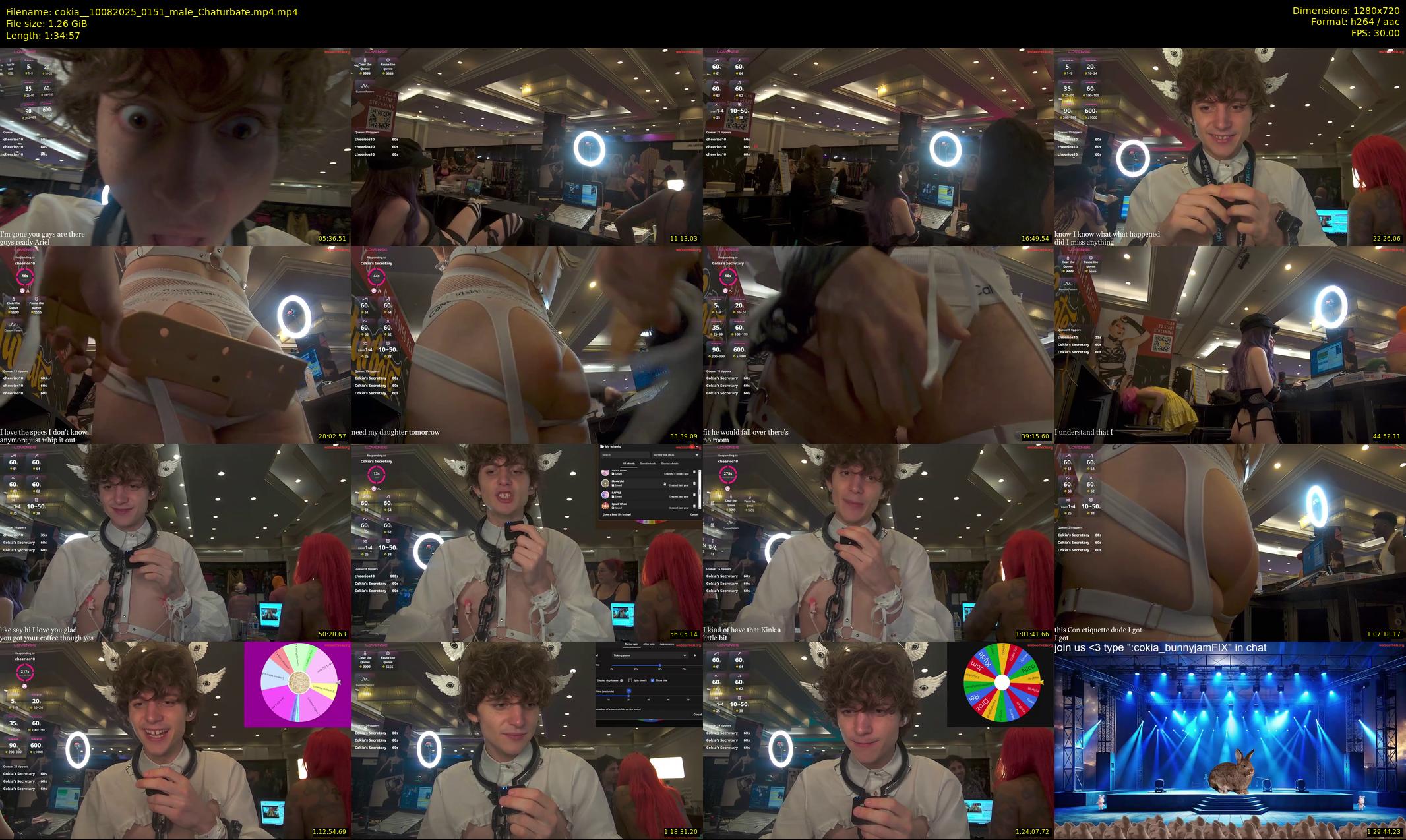 cokia_ — 95 minute Chaturbate male cam show recording, 720p, Aug 10, 2025
