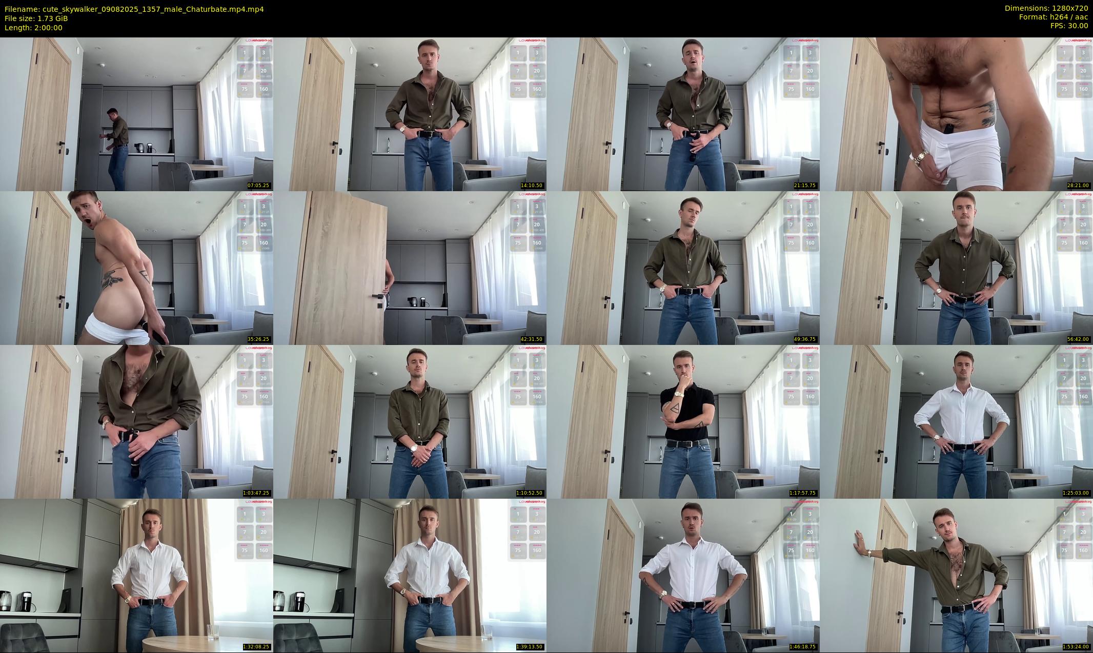 cute_skywalker — 120 minute Chaturbate male cam show recording, 720p, Aug 9, 2025