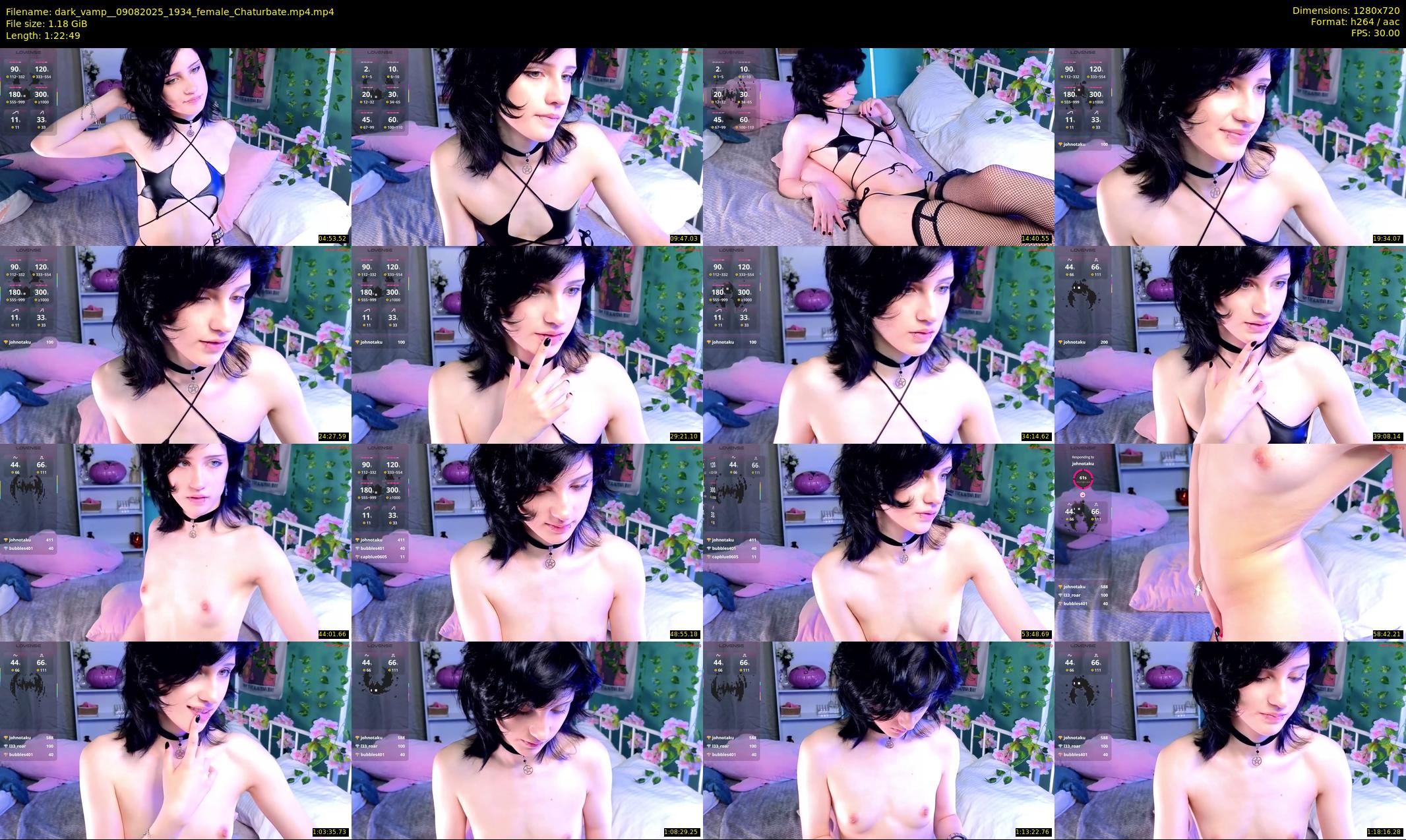dark_vamp_ — 83 minute Chaturbate female cam show recording, 720p, Aug 9, 2025