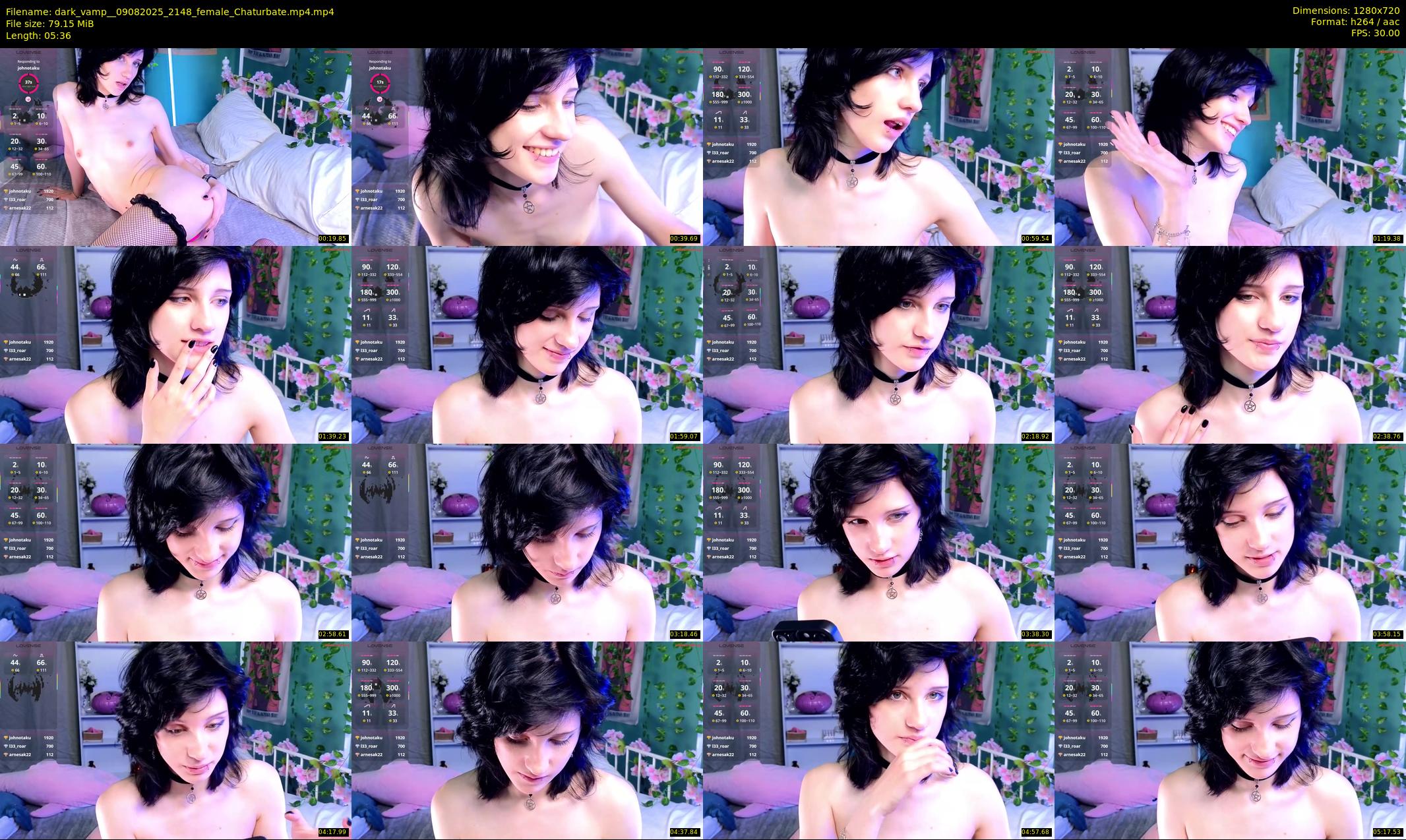 dark_vamp_ — 6 minute Chaturbate female cam show recording, 720p, Aug 9, 2025