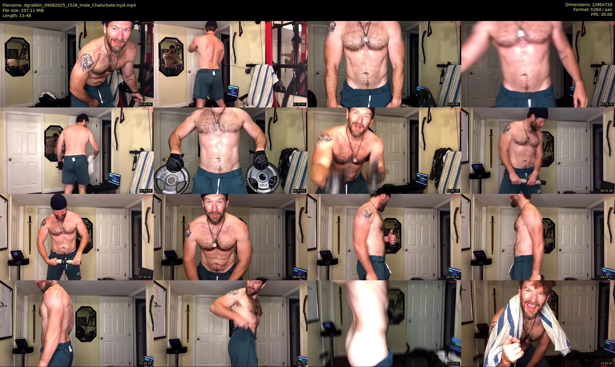 dgrabbin — 14 minute Chaturbate male cam show recording, 720p, Aug 9, 2025