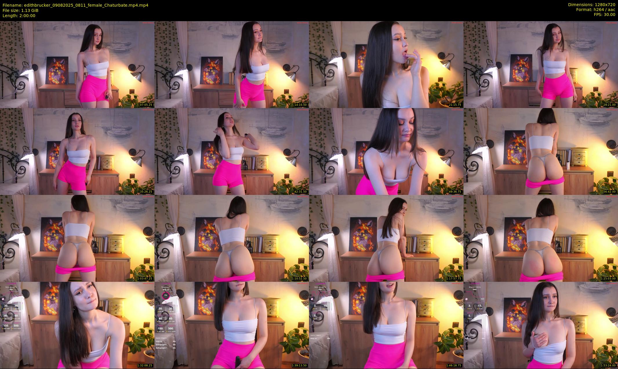 edithbrucker — 120 minute Chaturbate female cam show recording, 720p, Aug 9, 2025