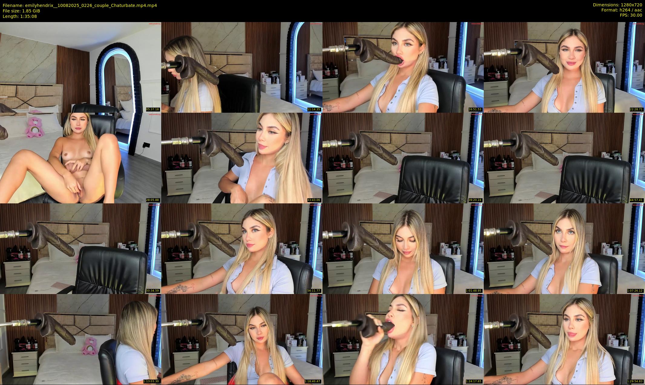 emilyhendrix_ — 96 minute Chaturbate couple cam show recording, 720p, Aug 10, 2025