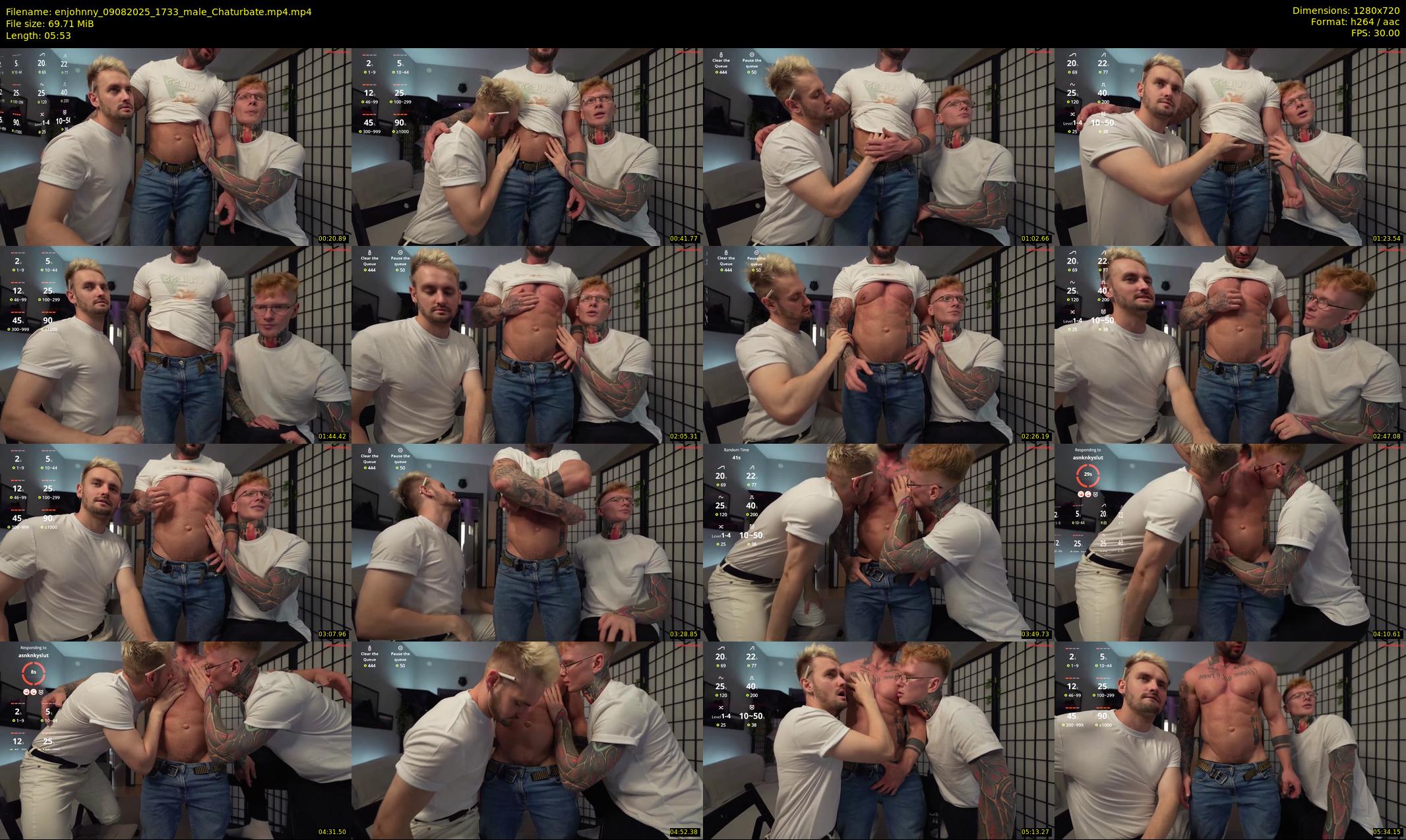 enjohnny — 6 minute Chaturbate male cam show recording, 720p, Aug 9, 2025