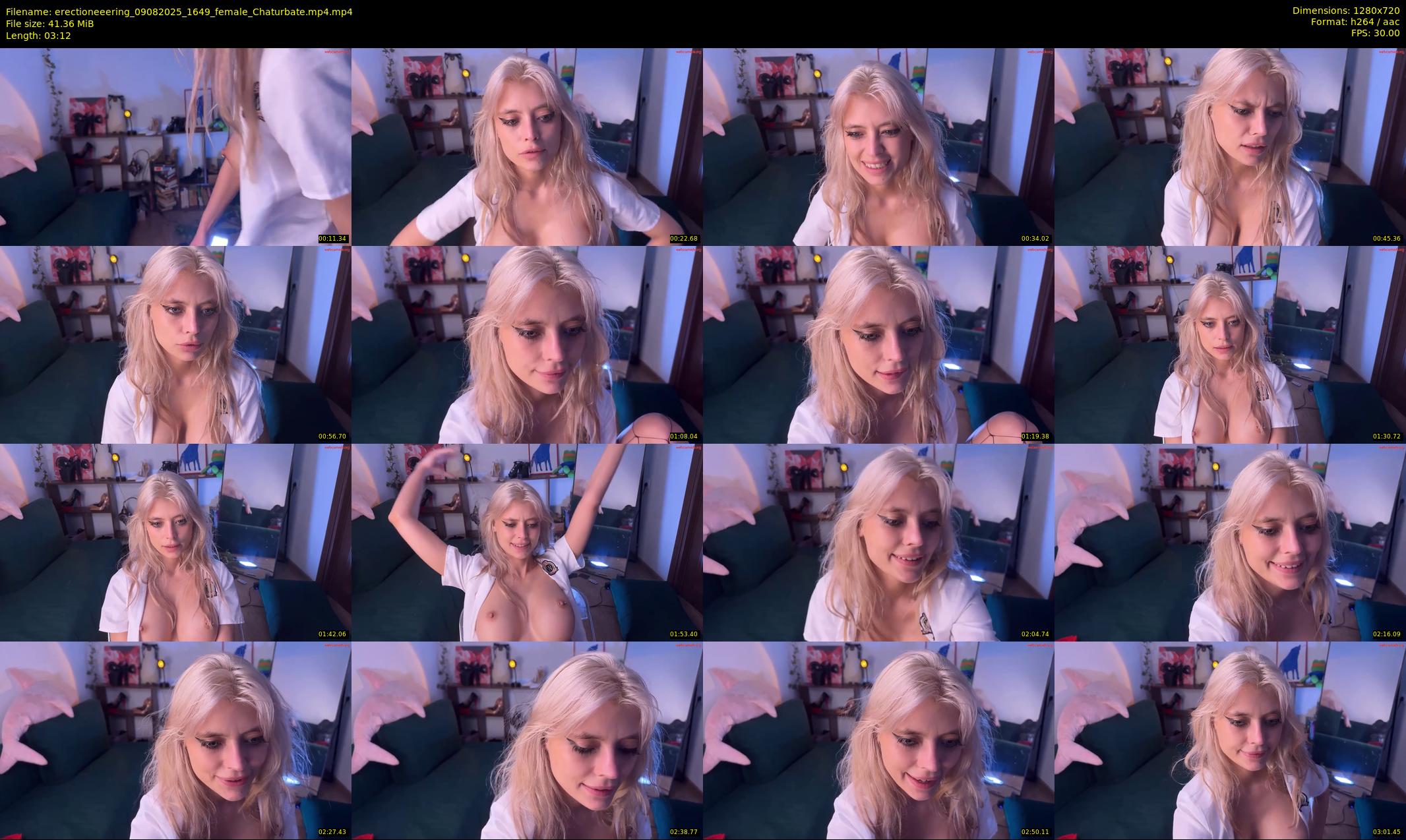 erectioneeering — 4 minute Chaturbate female cam show recording, 720p, Aug 9, 2025