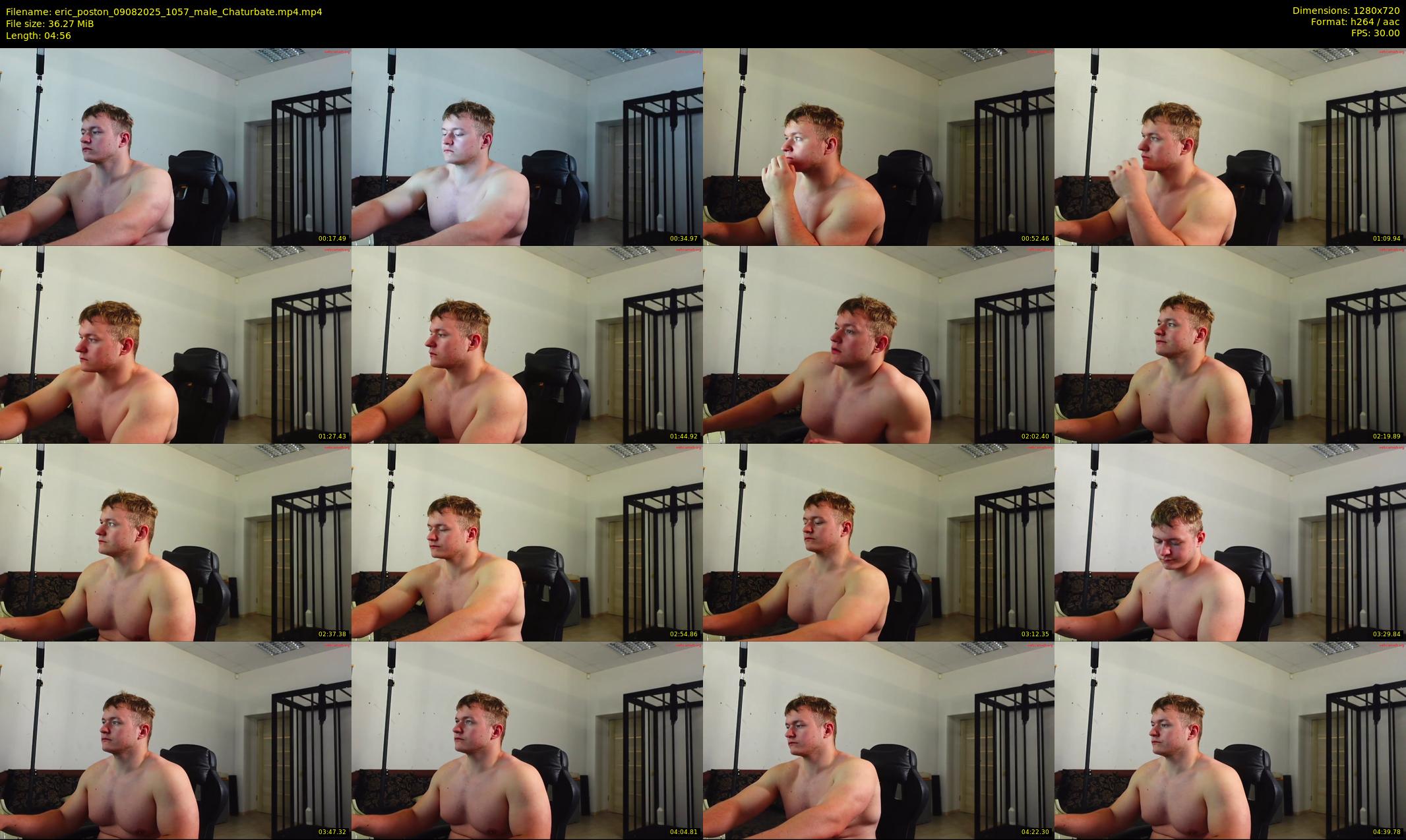 eric_poston — 5 minute Chaturbate male cam show recording, 720p, Aug 9, 2025