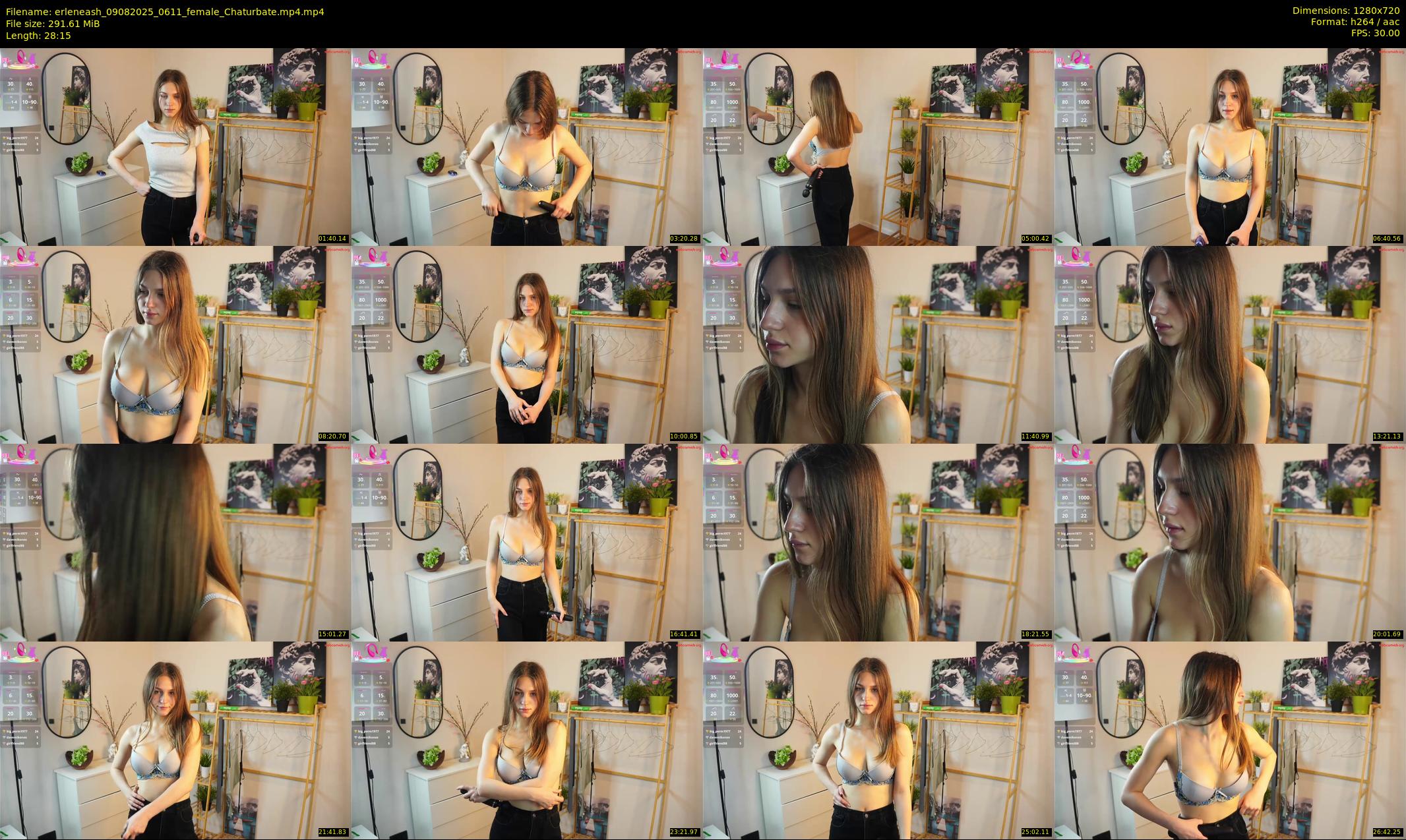 erleneash — 29 minute Chaturbate female cam show recording, 720p, Aug 9, 2025