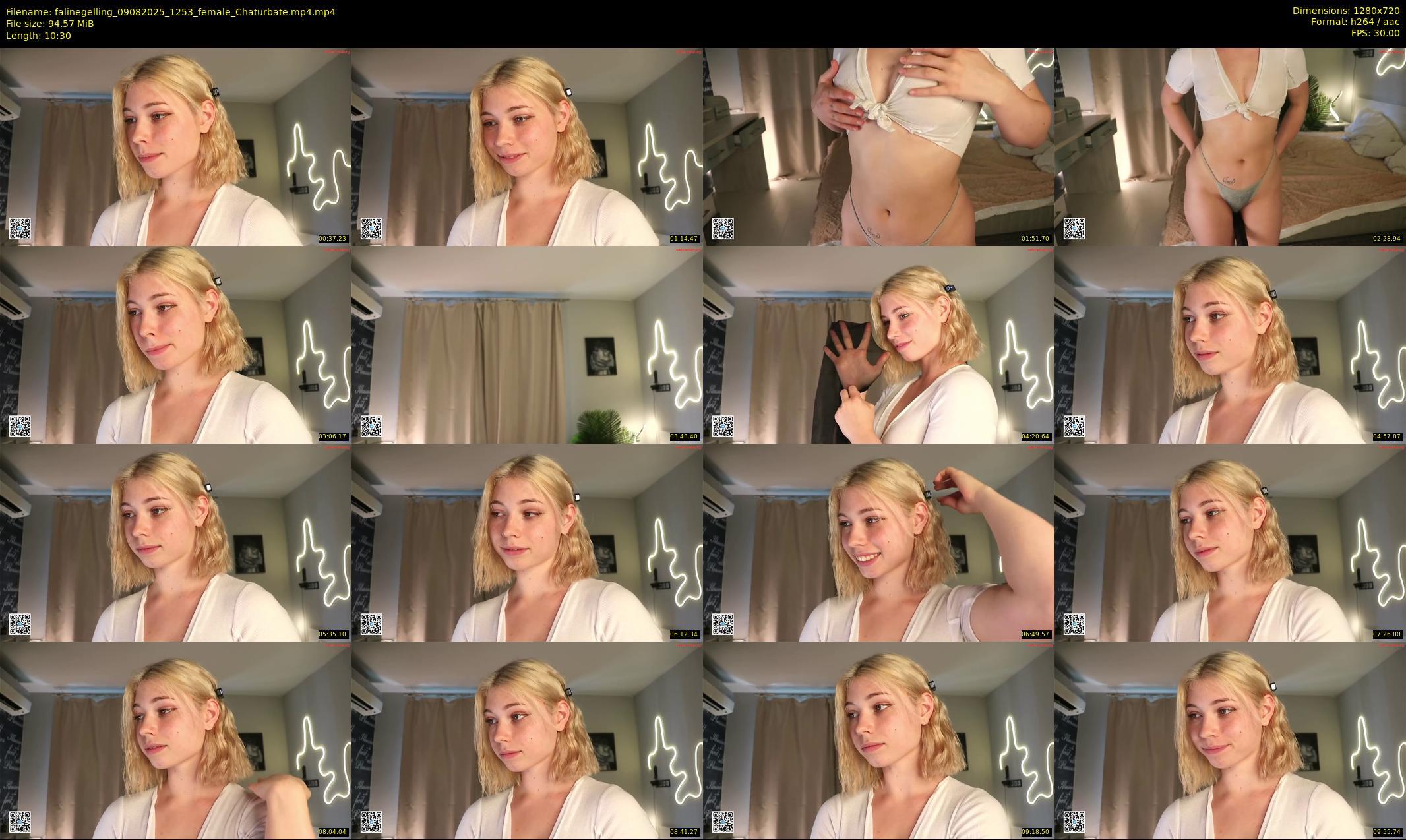 falinegelling — 11 minute Chaturbate female cam show recording, 720p, Aug 9, 2025