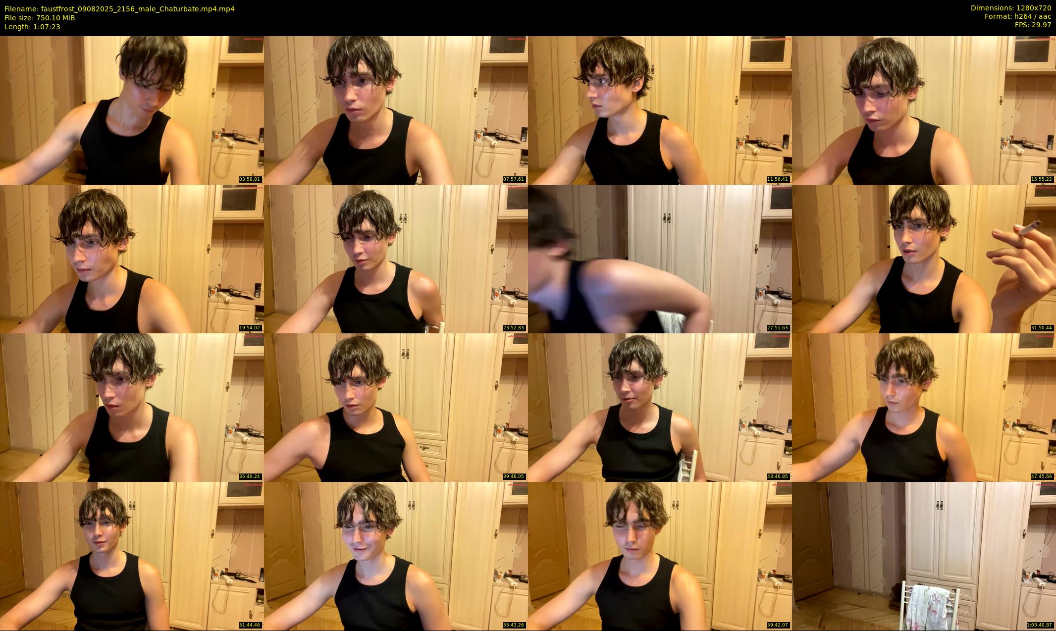 faustfrost — 68 minute Chaturbate male cam show recording, 720p, Aug 9, 2025