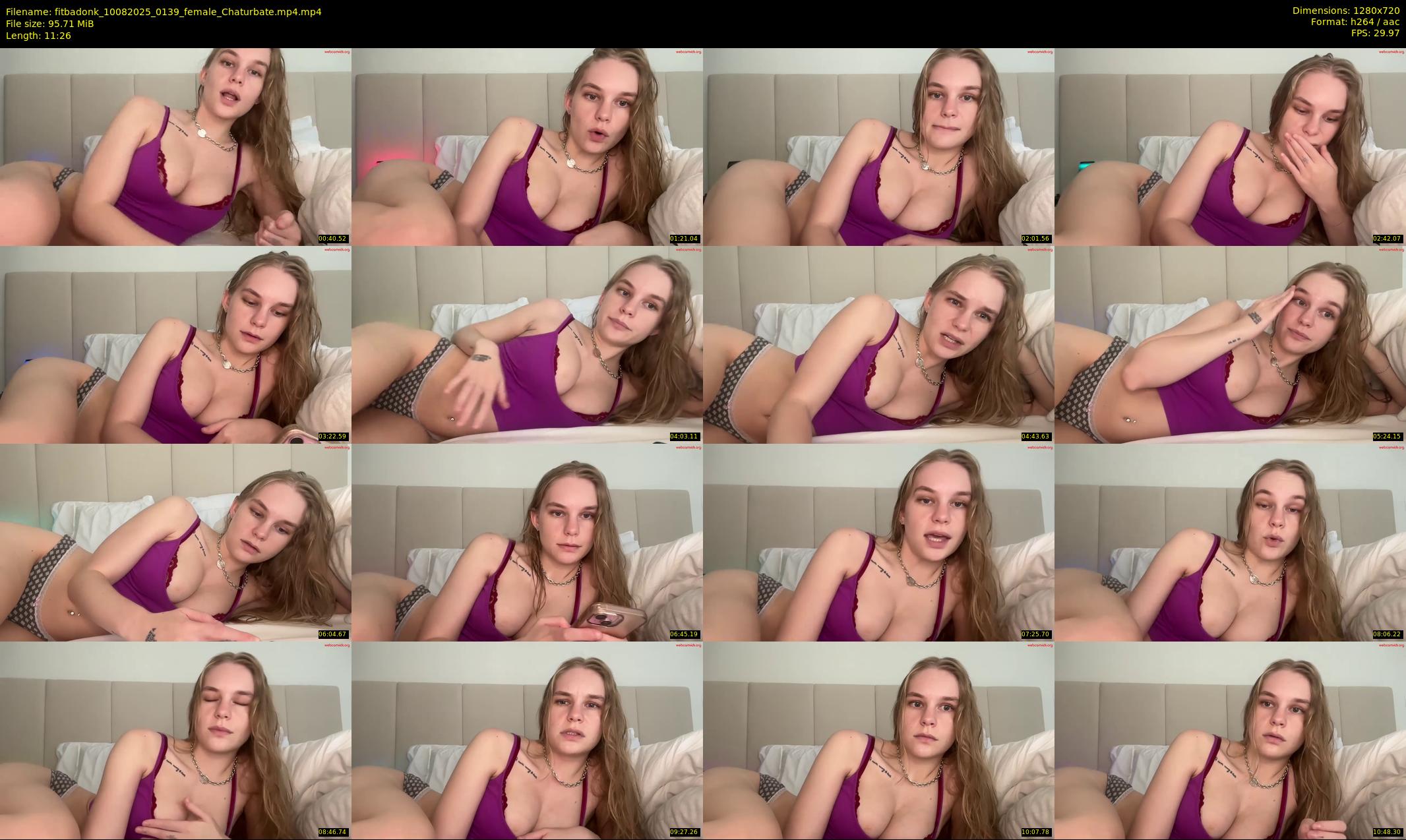 fitbadonk — 12 minute Chaturbate female cam show recording, 720p, Aug 10, 2025