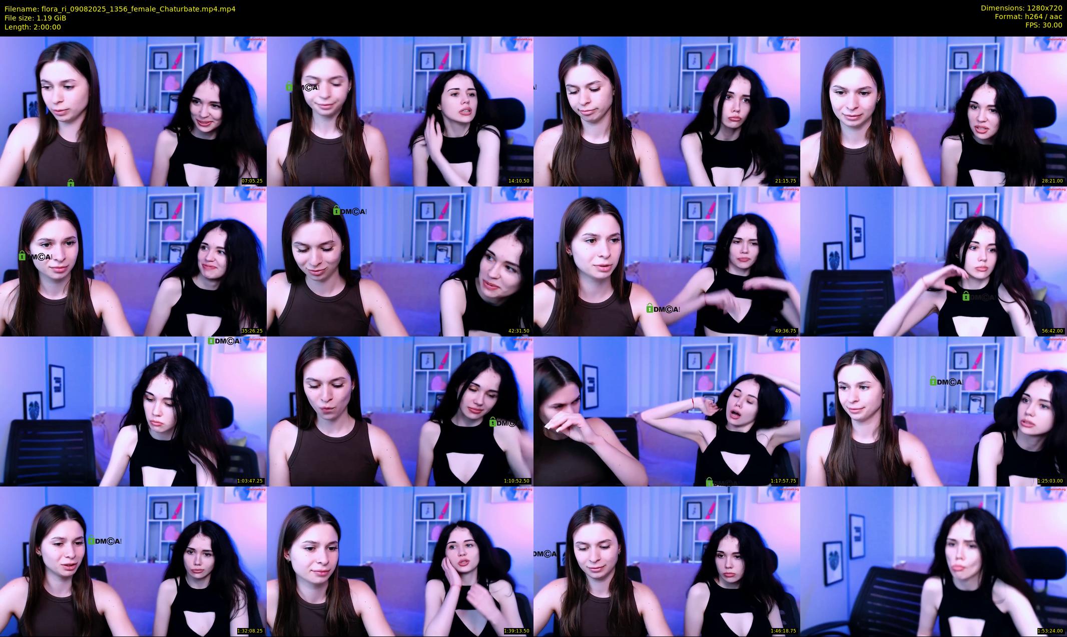 flora_ri — 120 minute Chaturbate female cam show recording, 720p, Aug 9, 2025