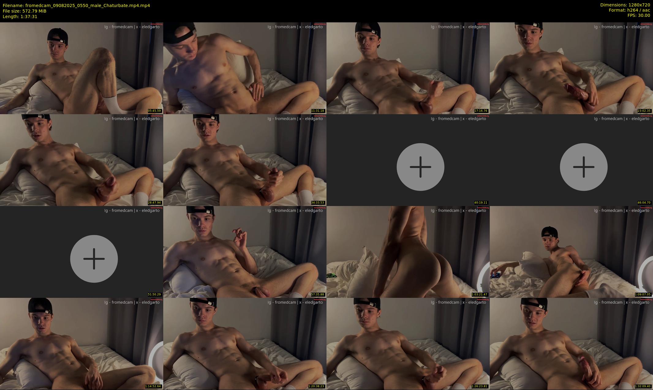 fromedcam — 98 minute Chaturbate male cam show recording, 720p, Aug 9, 2025