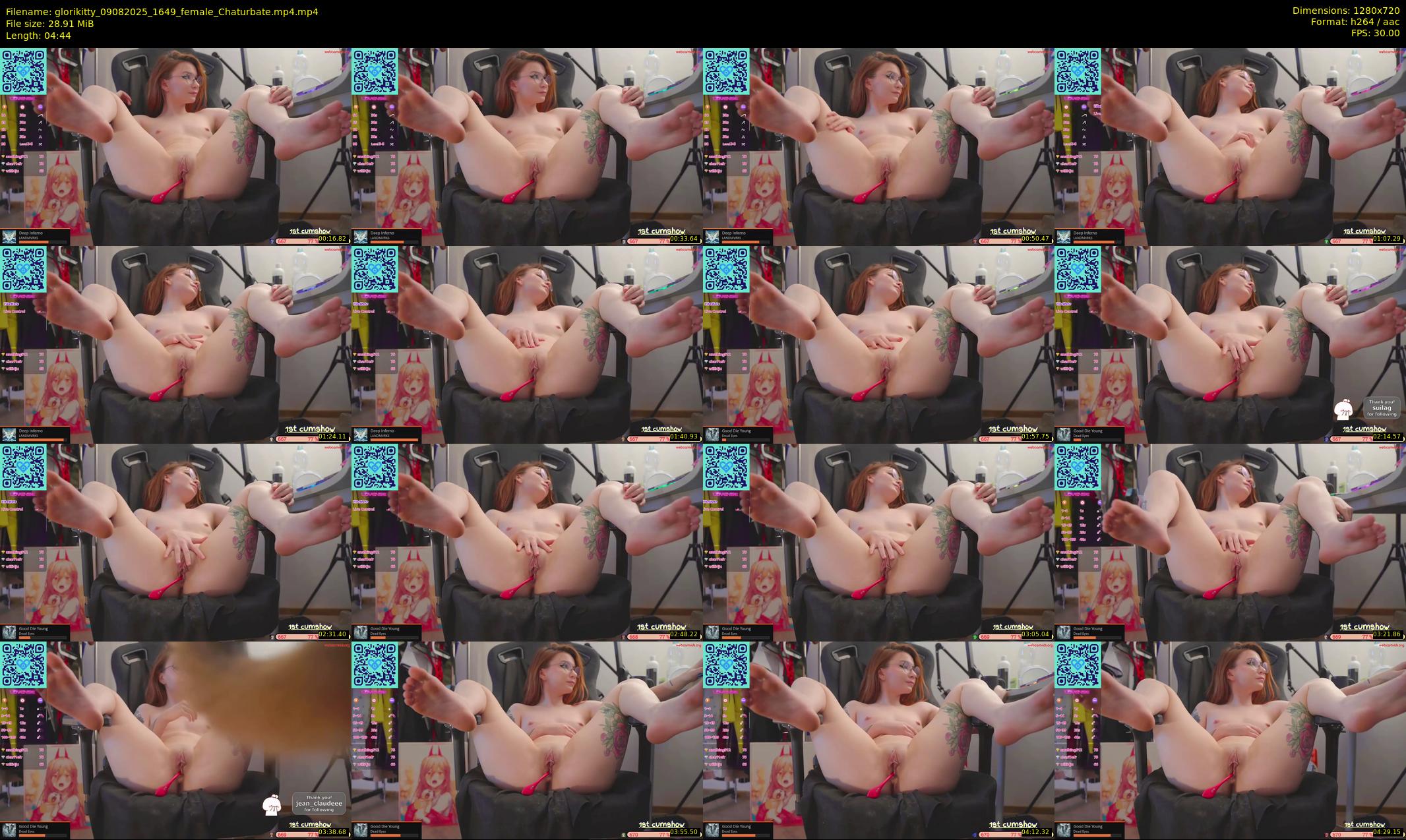 glorikitty — 5 minute Chaturbate female cam show recording, 720p, Aug 9, 2025