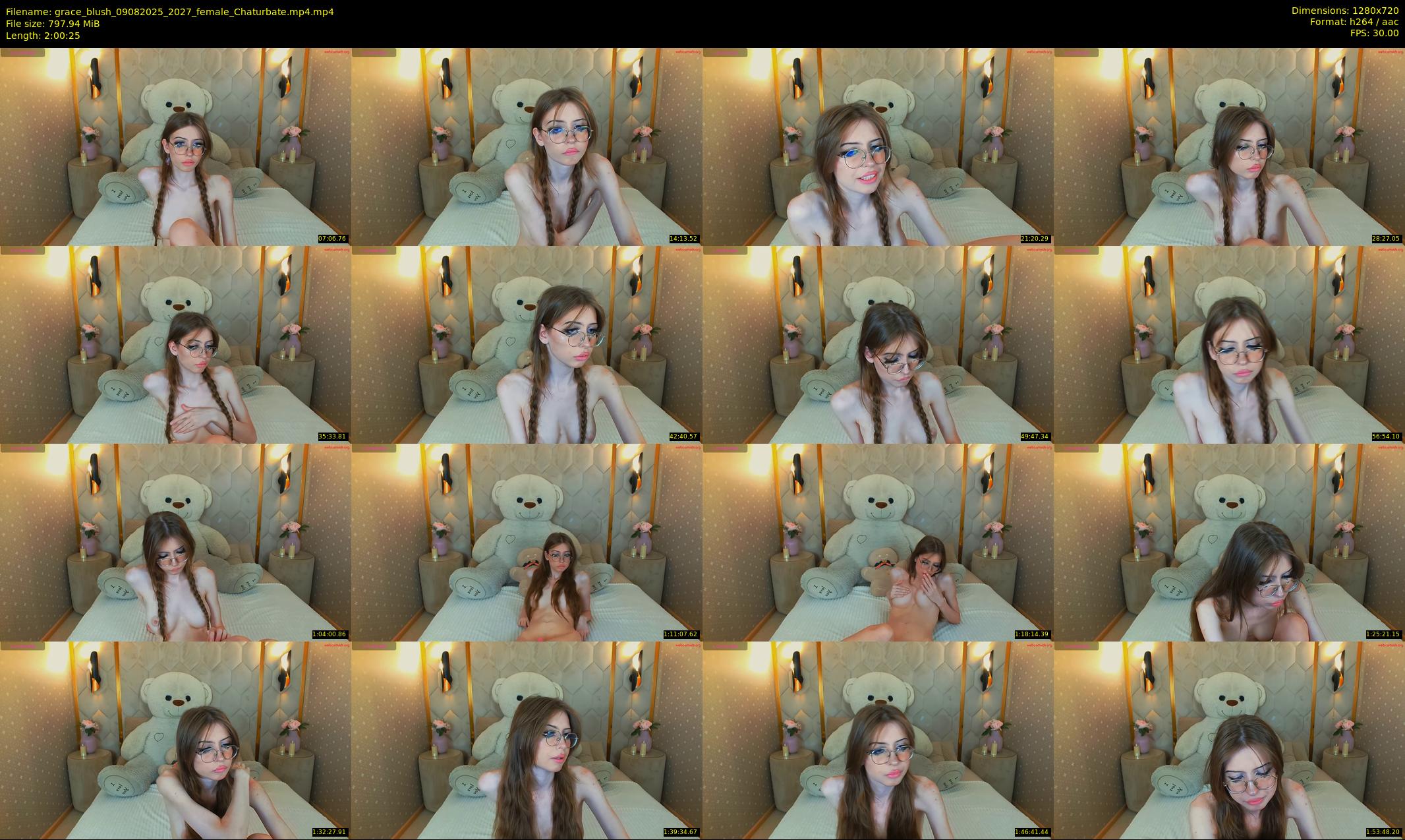 grace_blush — 121 minute Chaturbate female cam show recording, 720p, Aug 9, 2025
