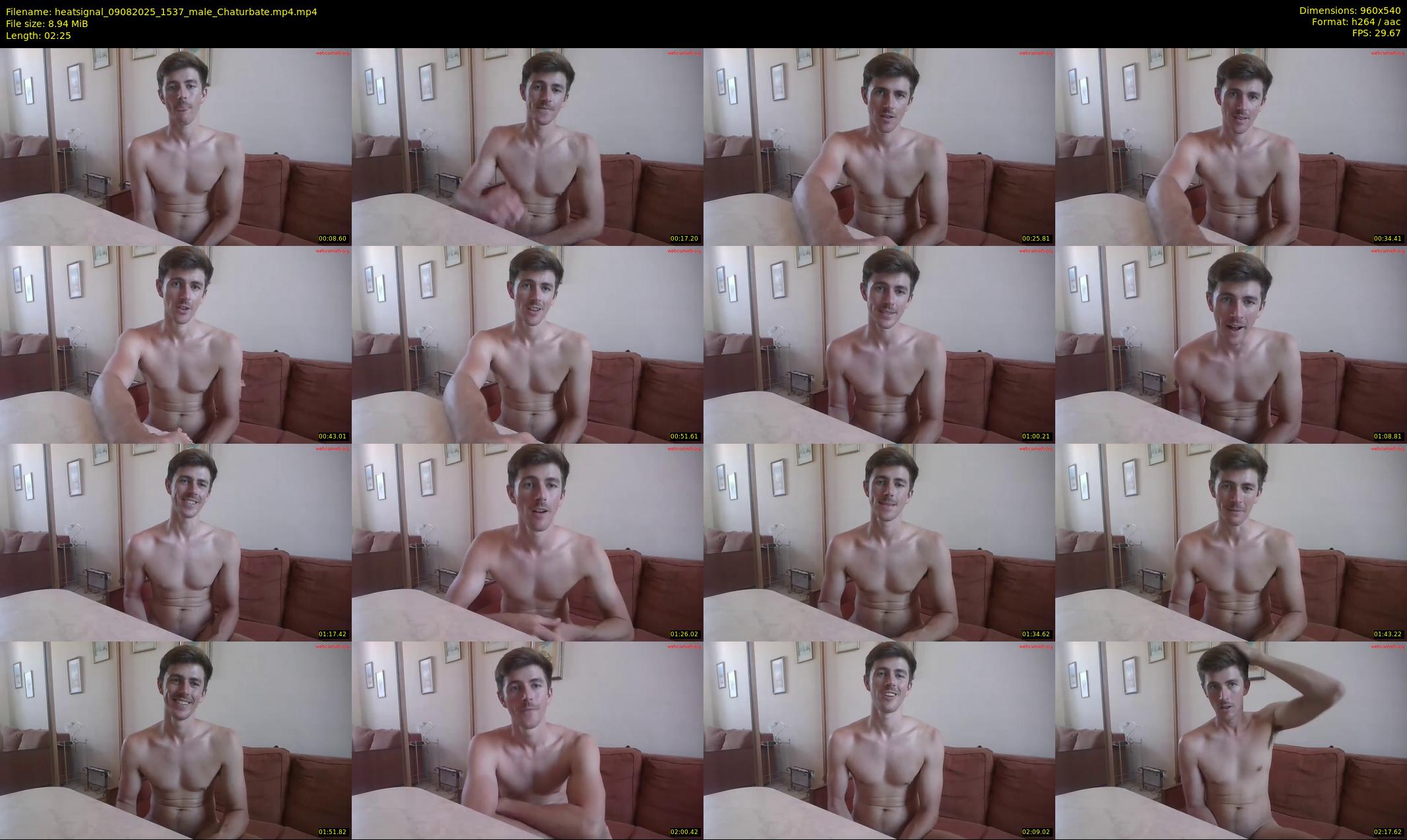 heatsignal — 3 minute Chaturbate male cam show recording, 480p, Aug 9, 2025