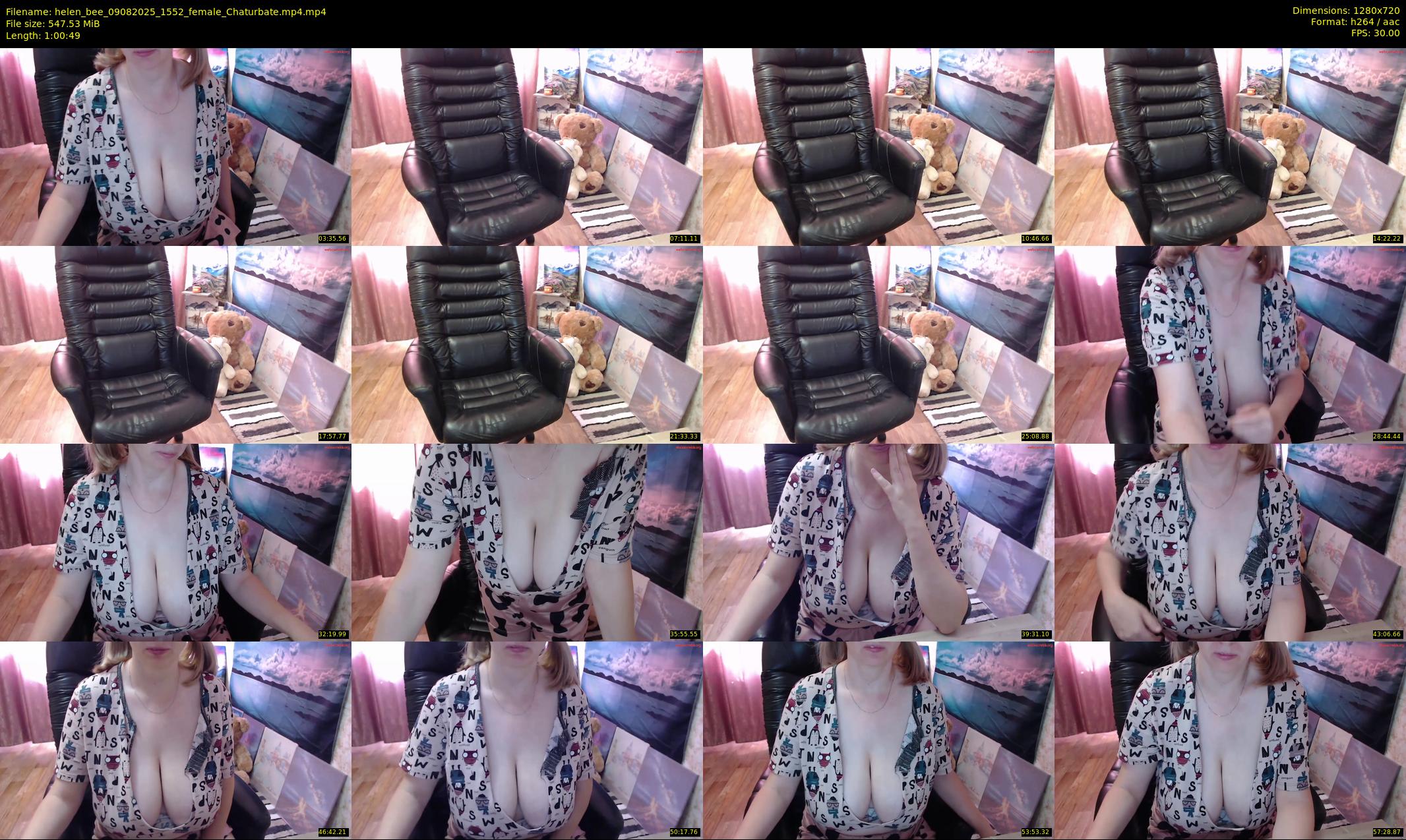helen_bee — 61 minute Chaturbate female cam show recording, 720p, Aug 9, 2025