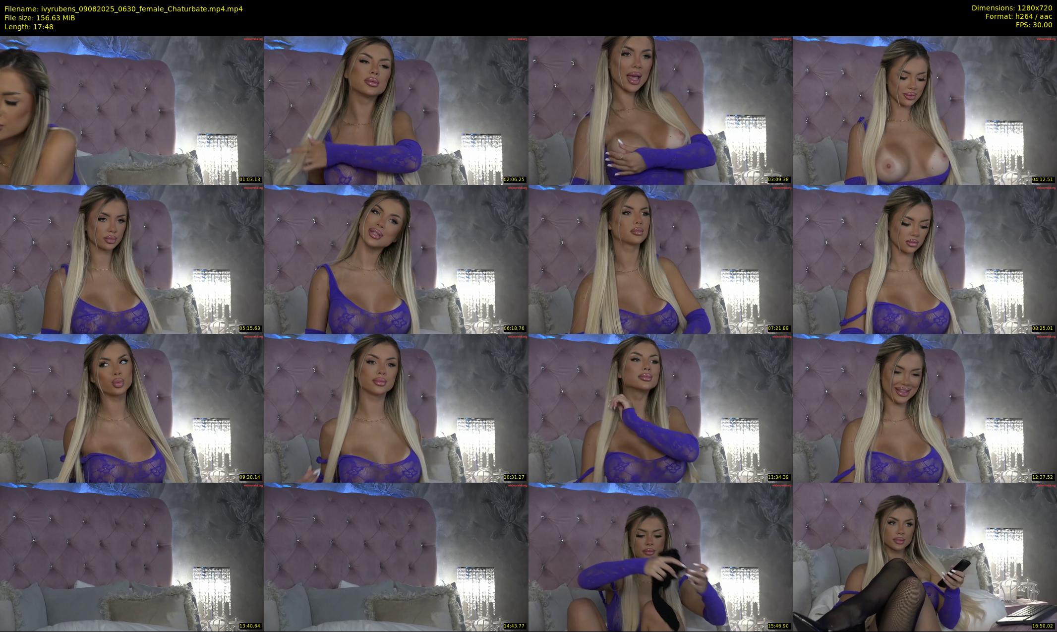 ivyrubens — 18 minute Chaturbate female cam show recording, 720p, Aug 9, 2025