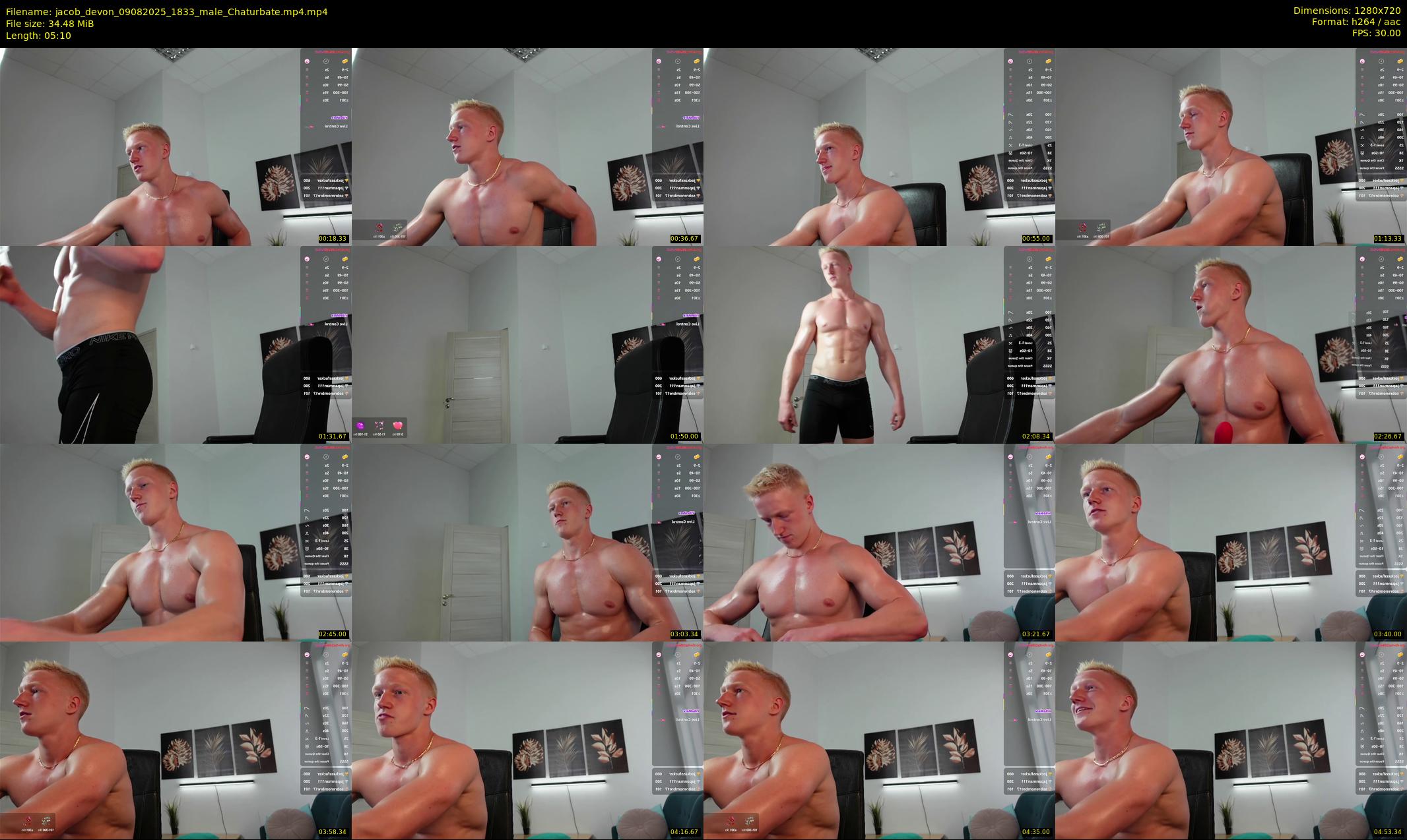 jacob_devon — 6 minute Chaturbate male cam show recording, 720p, Aug 9, 2025