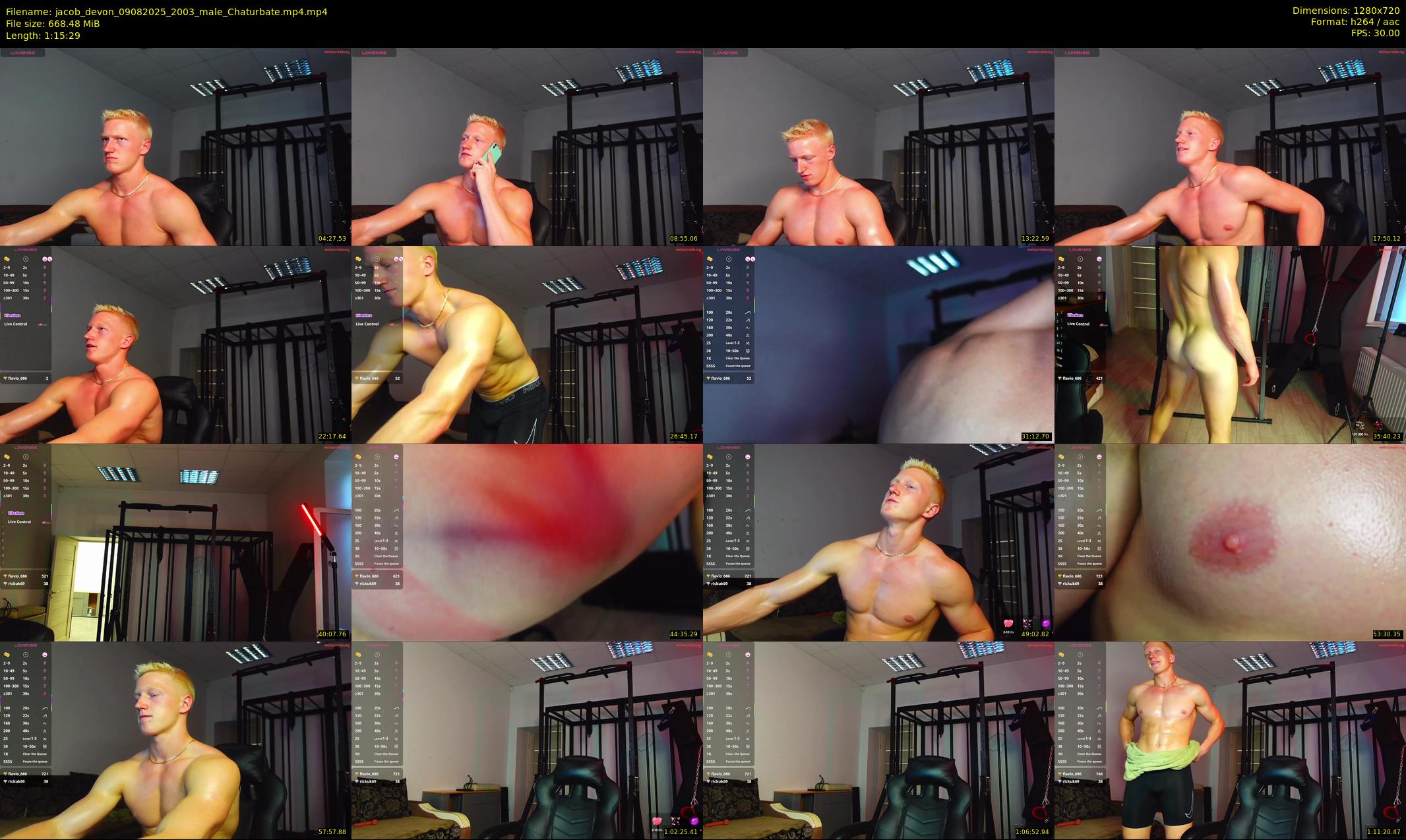 jacob_devon — 76 minute Chaturbate male cam show recording, 720p, Aug 9, 2025