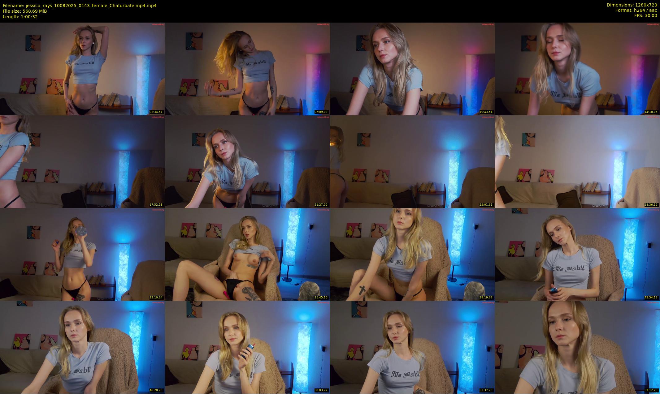 jessica_rays — 61 minute Chaturbate couple cam show recording, 720p, Aug 10, 2025