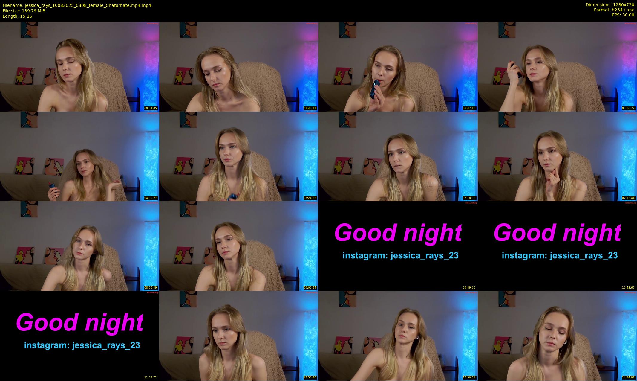 jessica_rays — 16 minute Chaturbate couple cam show recording, 720p, Aug 10, 2025