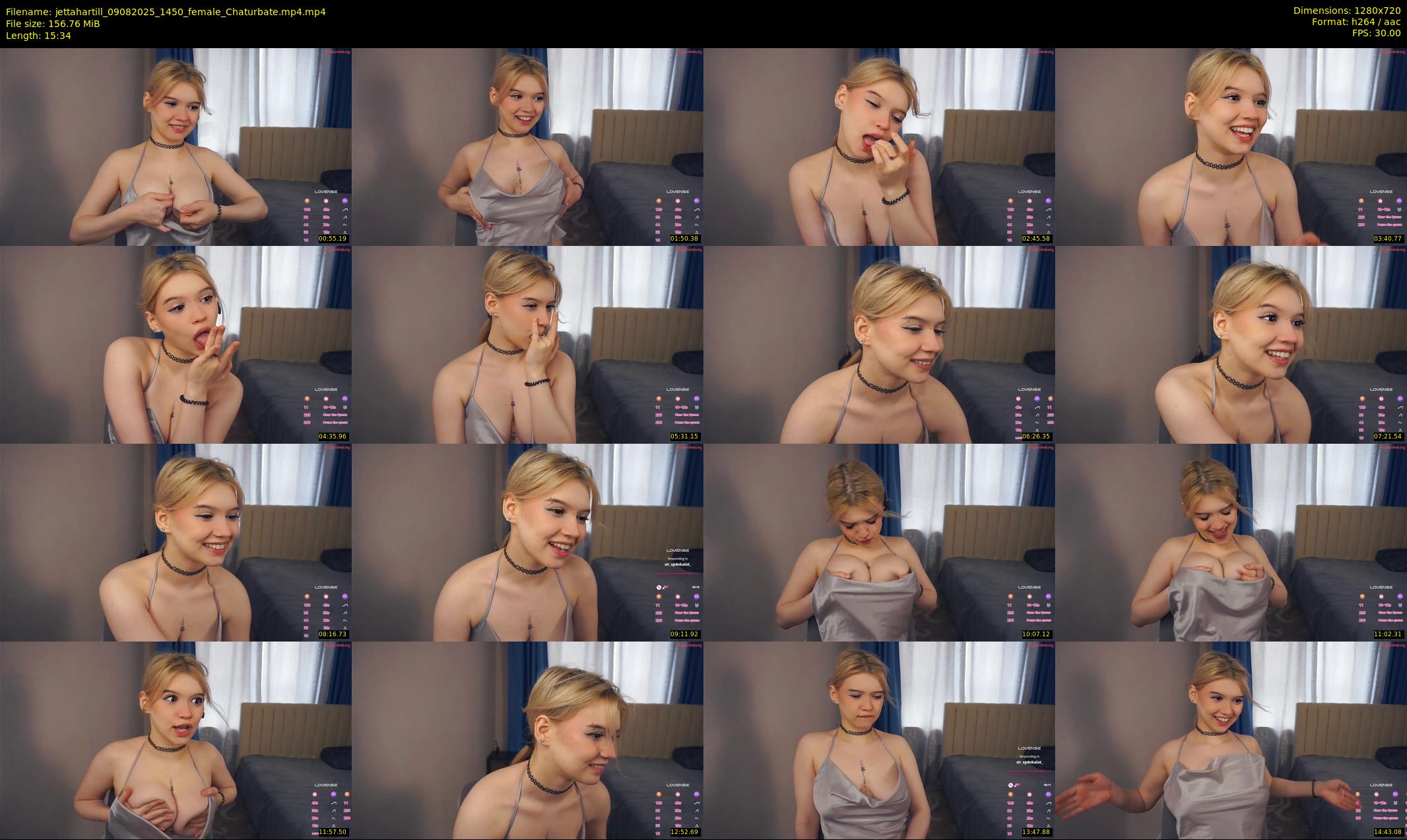 jettahartill — 16 minute Chaturbate female cam show recording, 720p, Aug 9, 2025