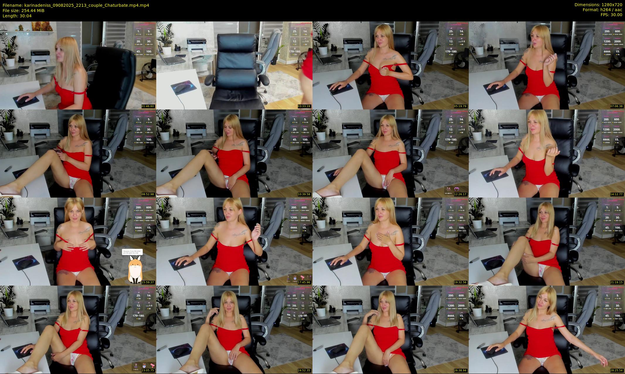 karinadeniss — 31 minute Chaturbate couple cam show recording, 720p, Aug 9, 2025